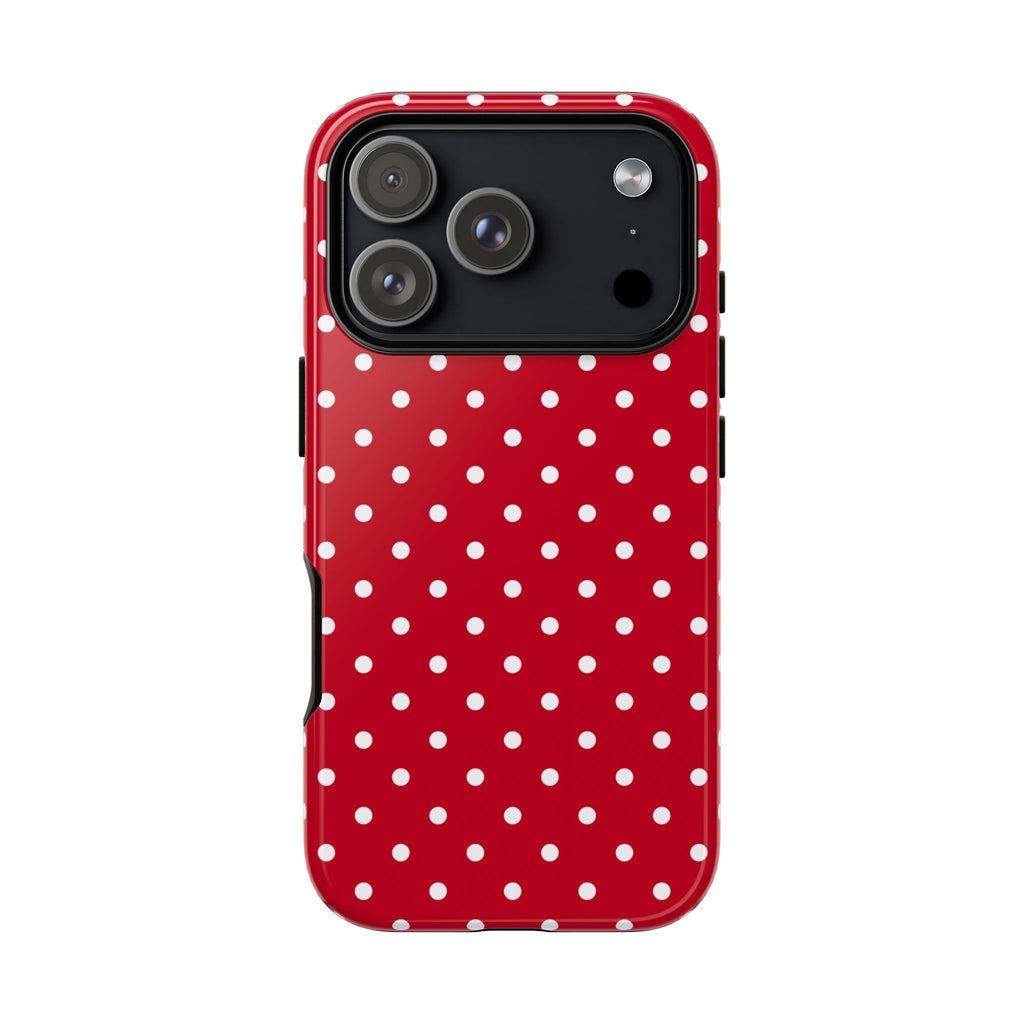 Red Polka Dot Phone Case