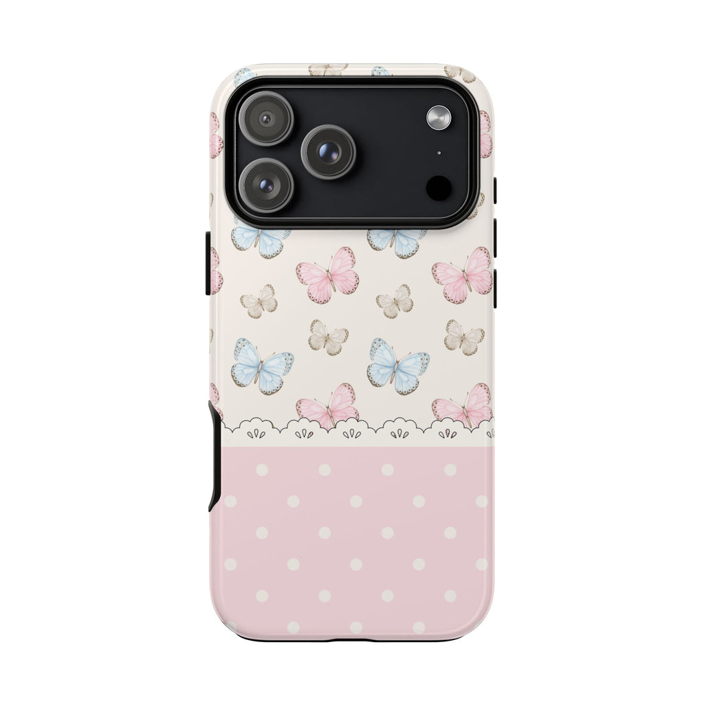 Butterfly Polka Phone Case