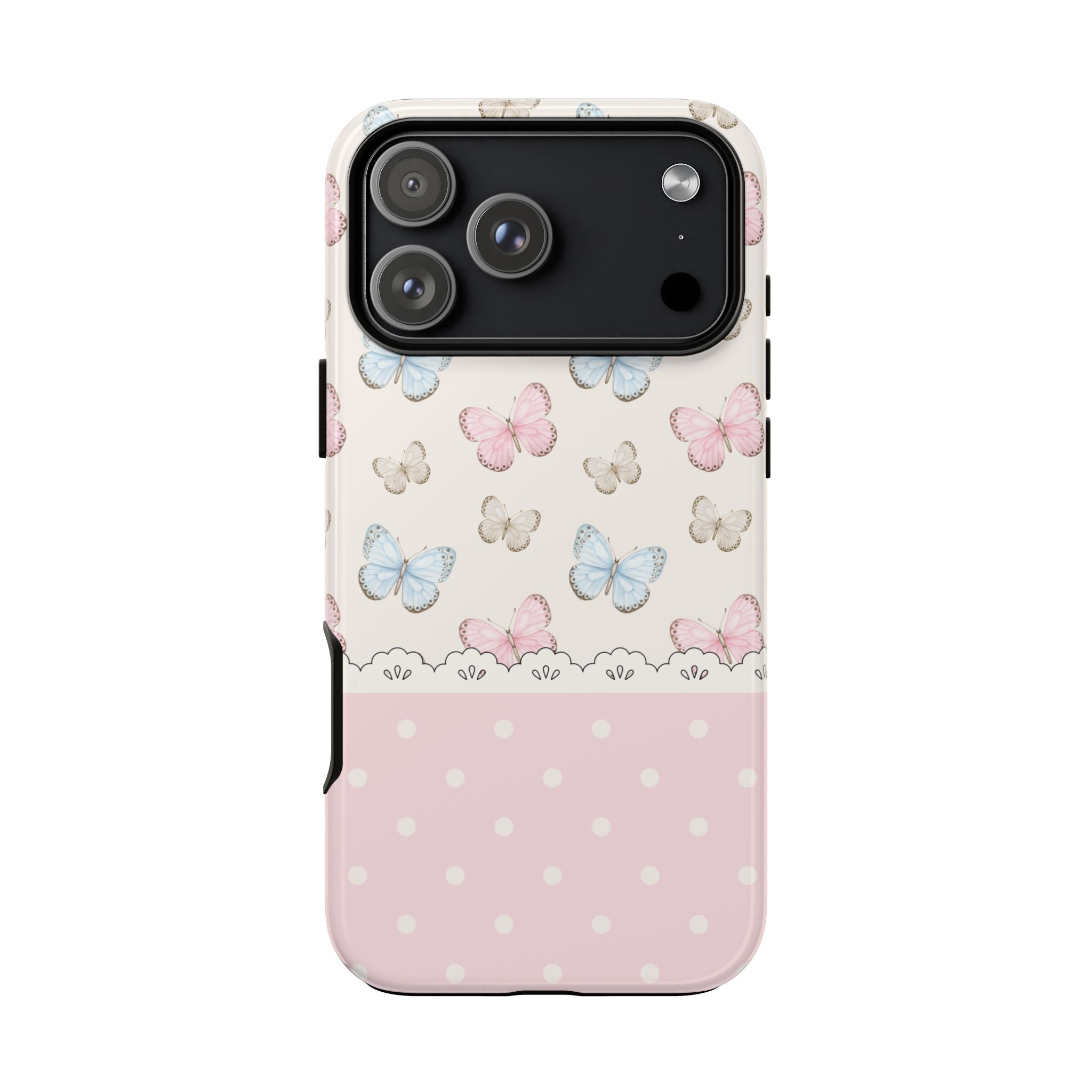 Butterfly Polka Phone Case
