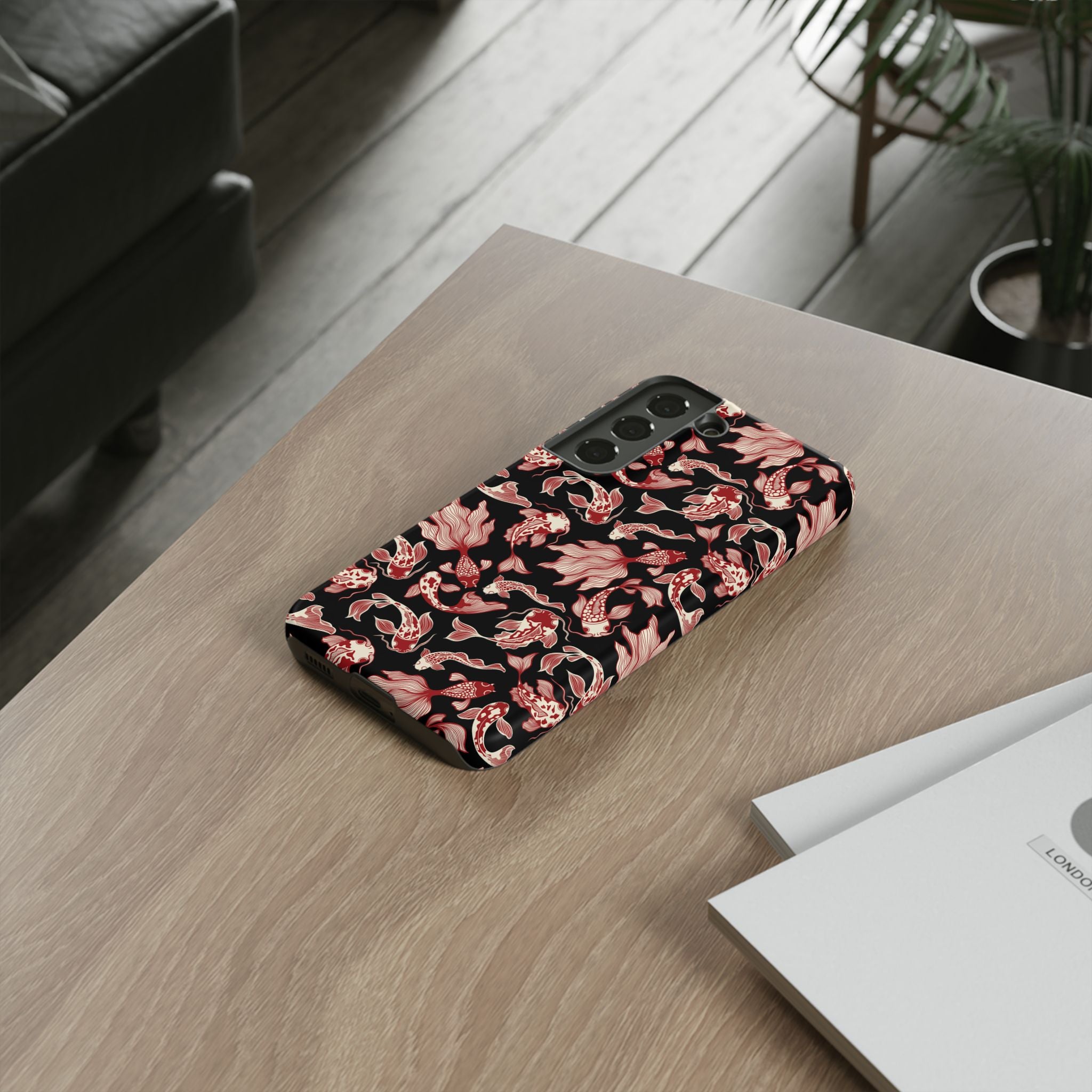 Crimson Koi Phone Case