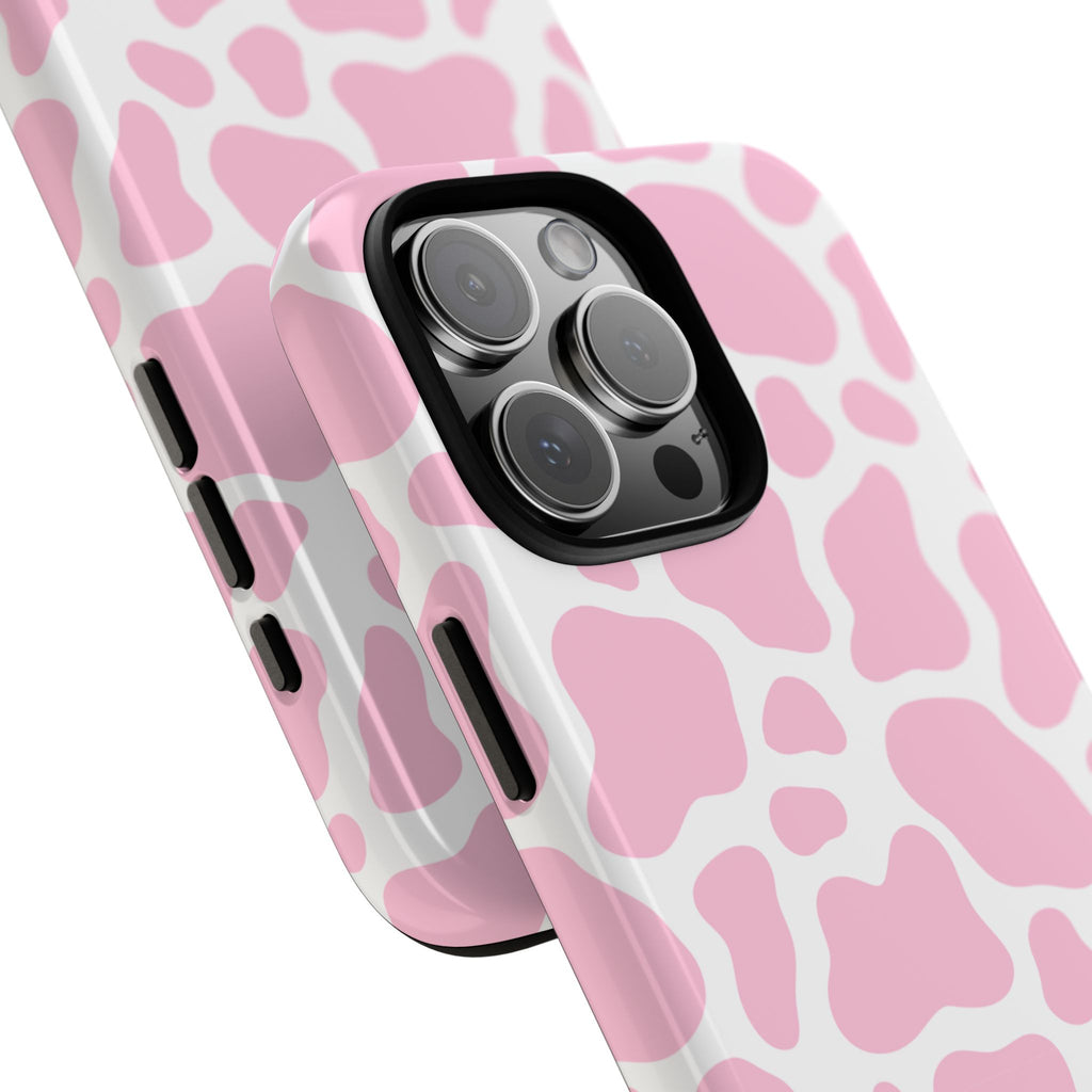 Pink Cow Print Phone Case