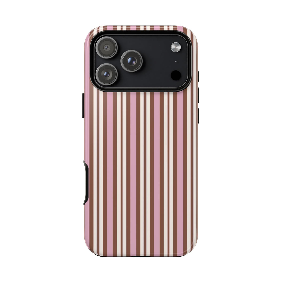 Striped Pink Tough Phone Case