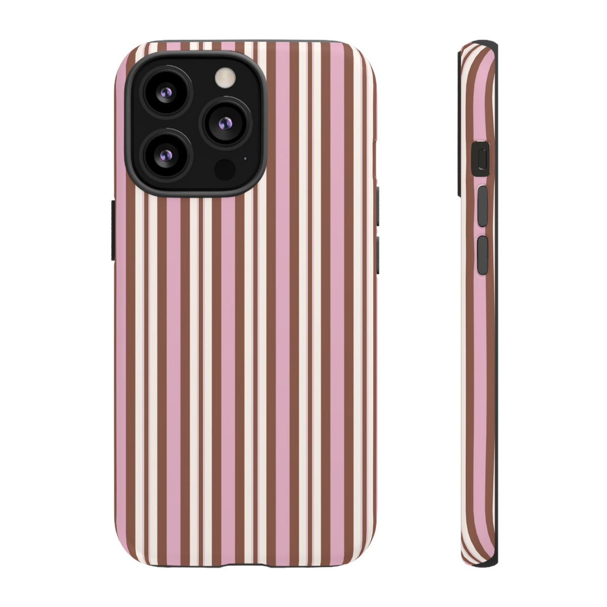 Striped Pink Tough Phone Case