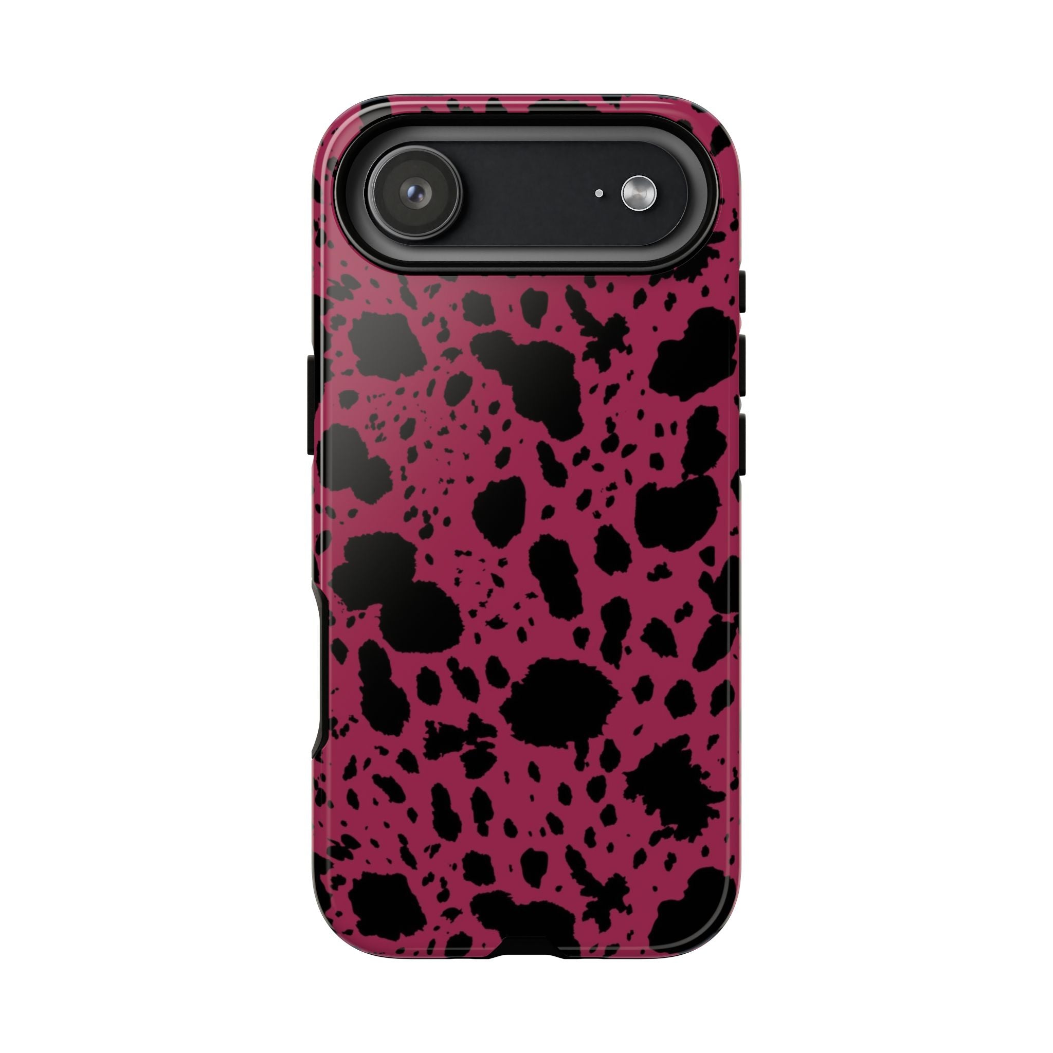 Pink Black Cow Print Phone Case m