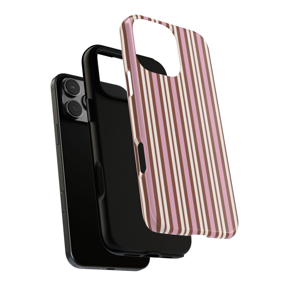 Striped Pink Tough Phone Case