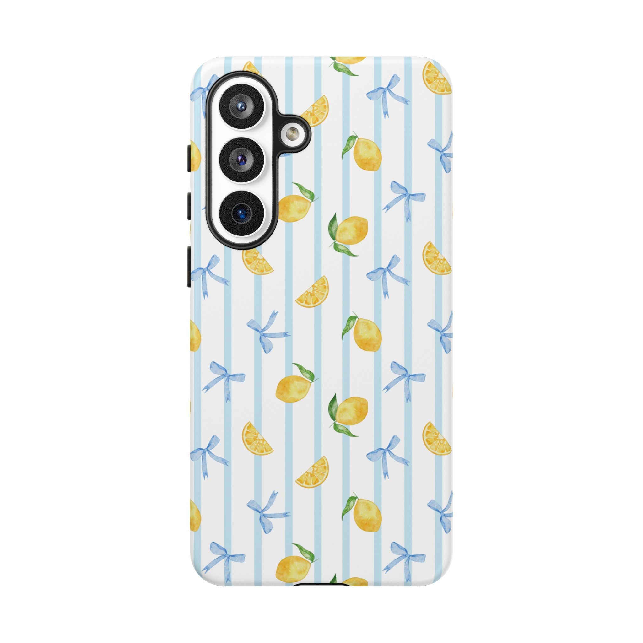 Lemon & Blue Ribbon Phone Case