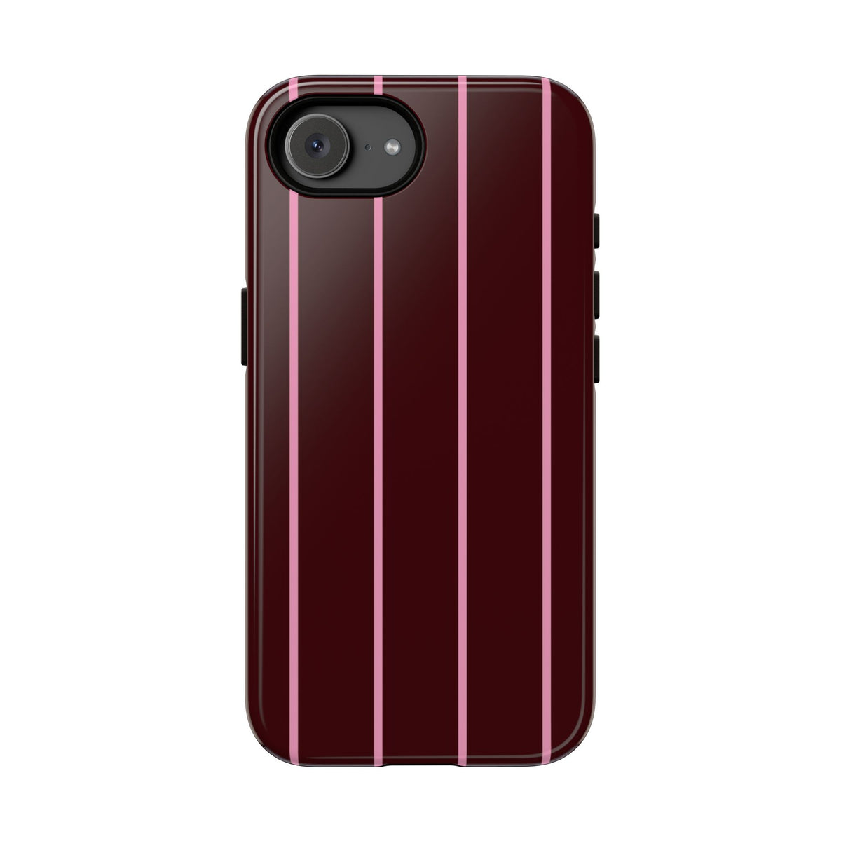 Striped Burgundy Phone Case