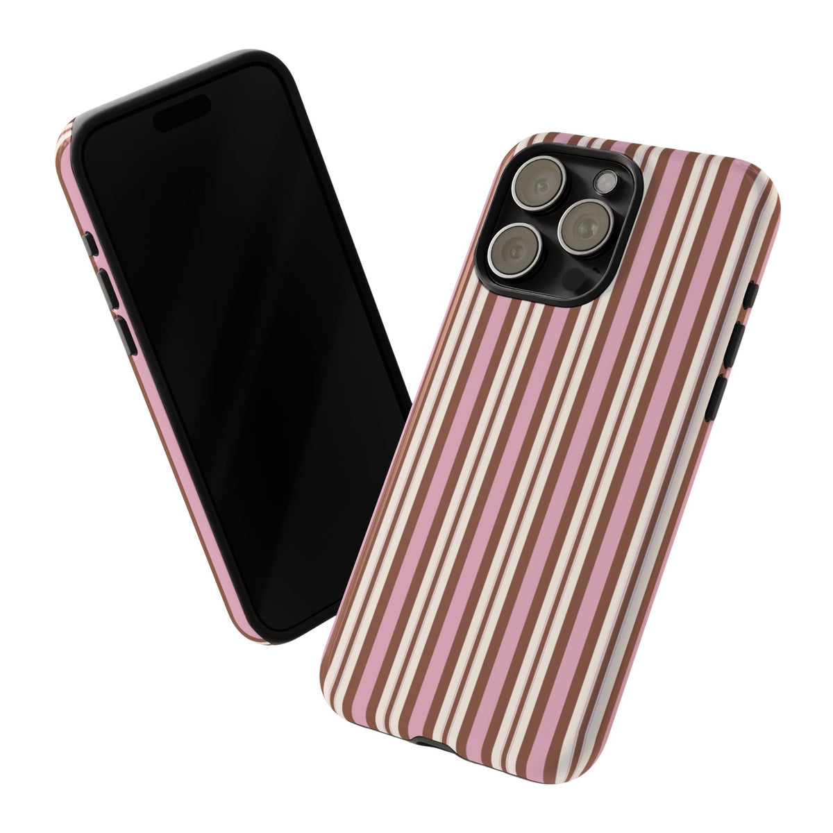 Striped Pink Tough Phone Case