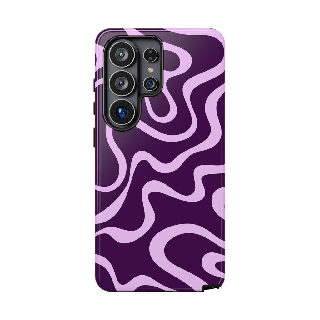 Purple Wavy Phone Case