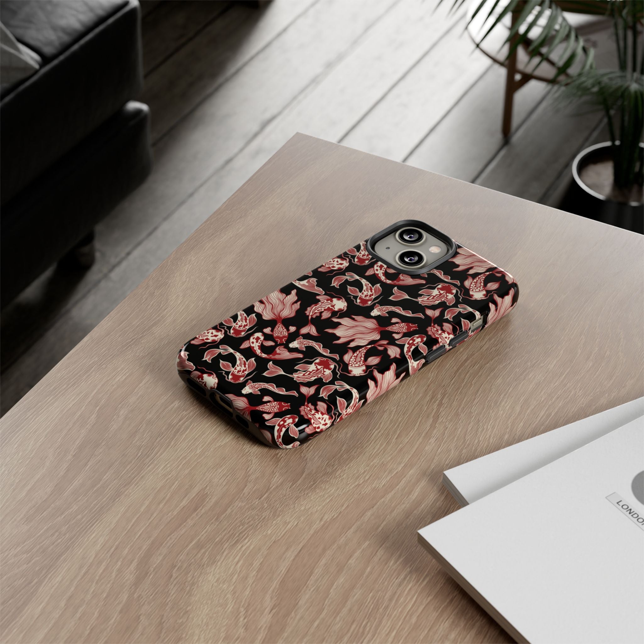 Crimson Koi Phone Case