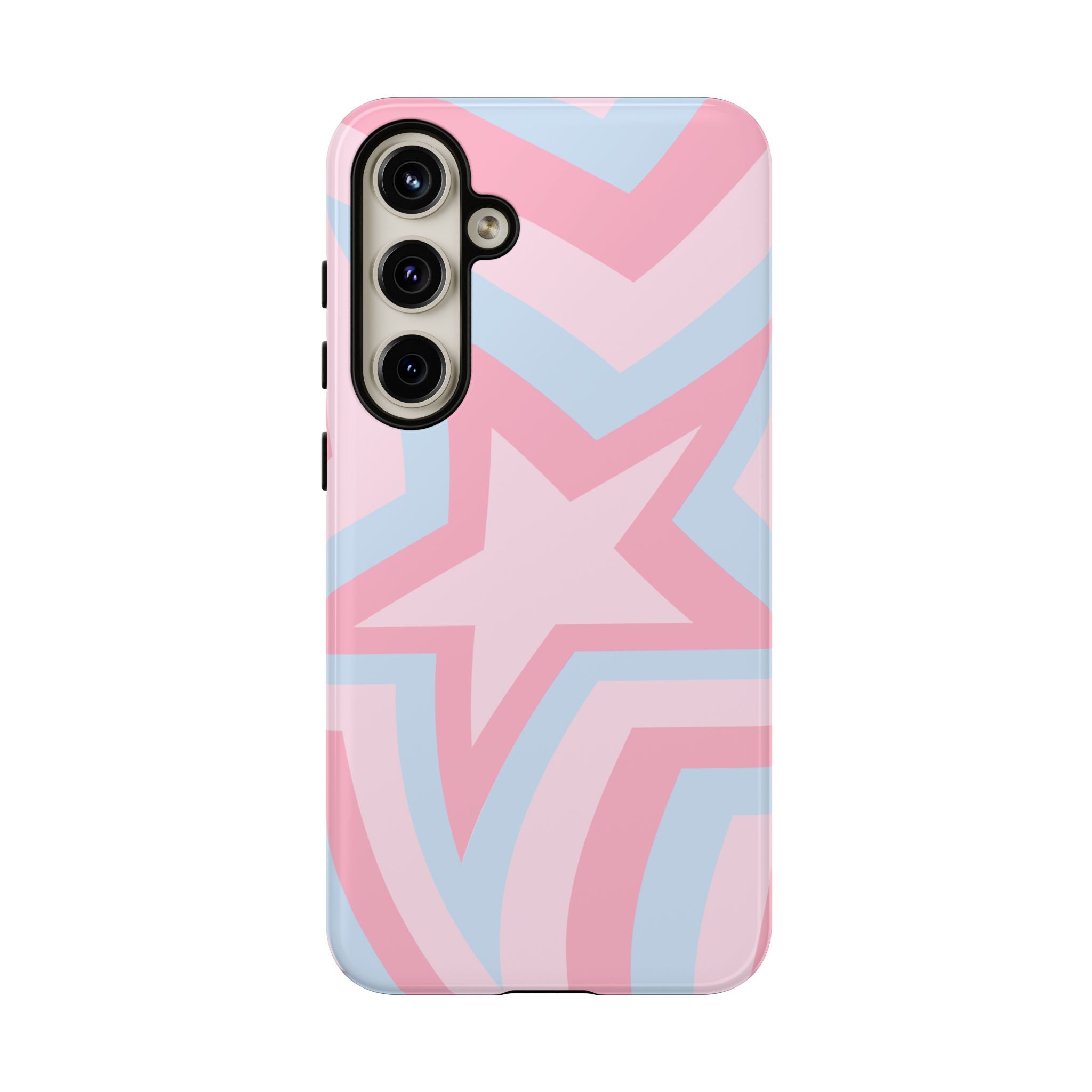 Pink & Blue Pastel Star Phone Case