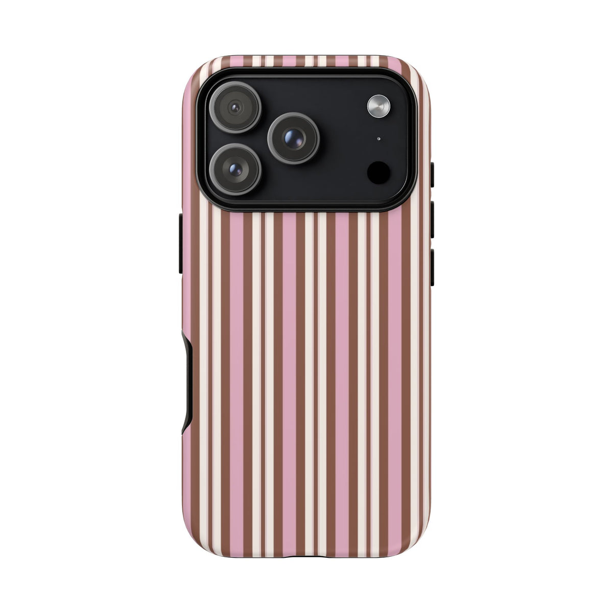 Striped Pink Tough Phone Case