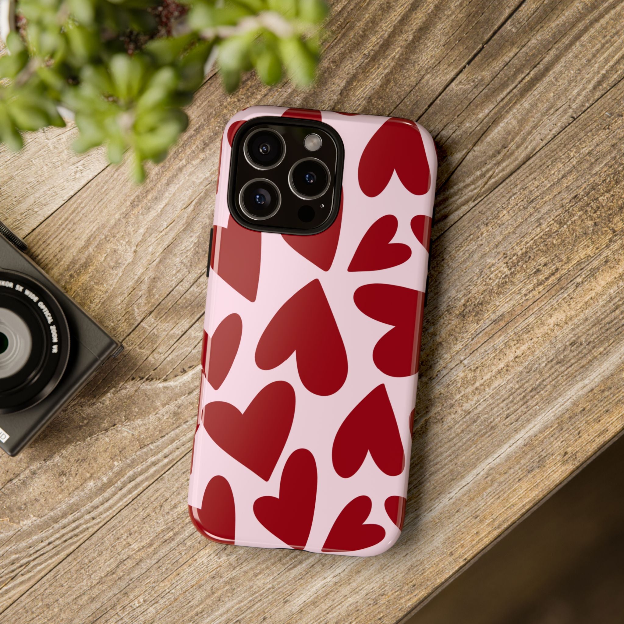 Red Hearts Phone Case