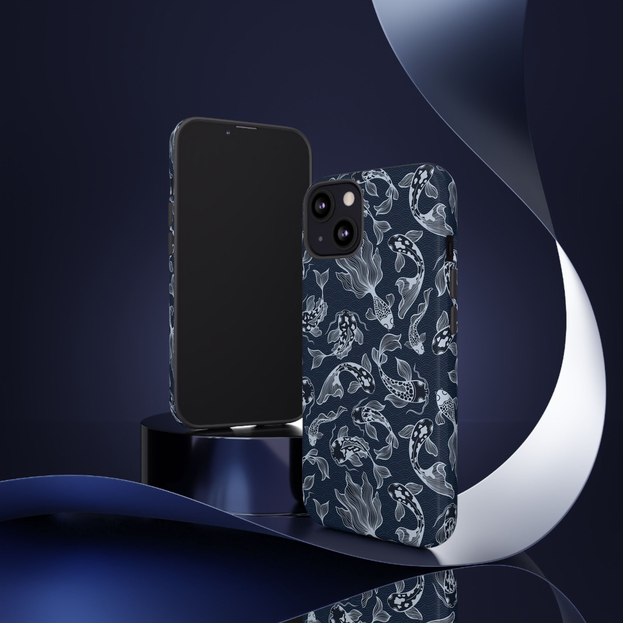 Moonlit Koi Phone Case