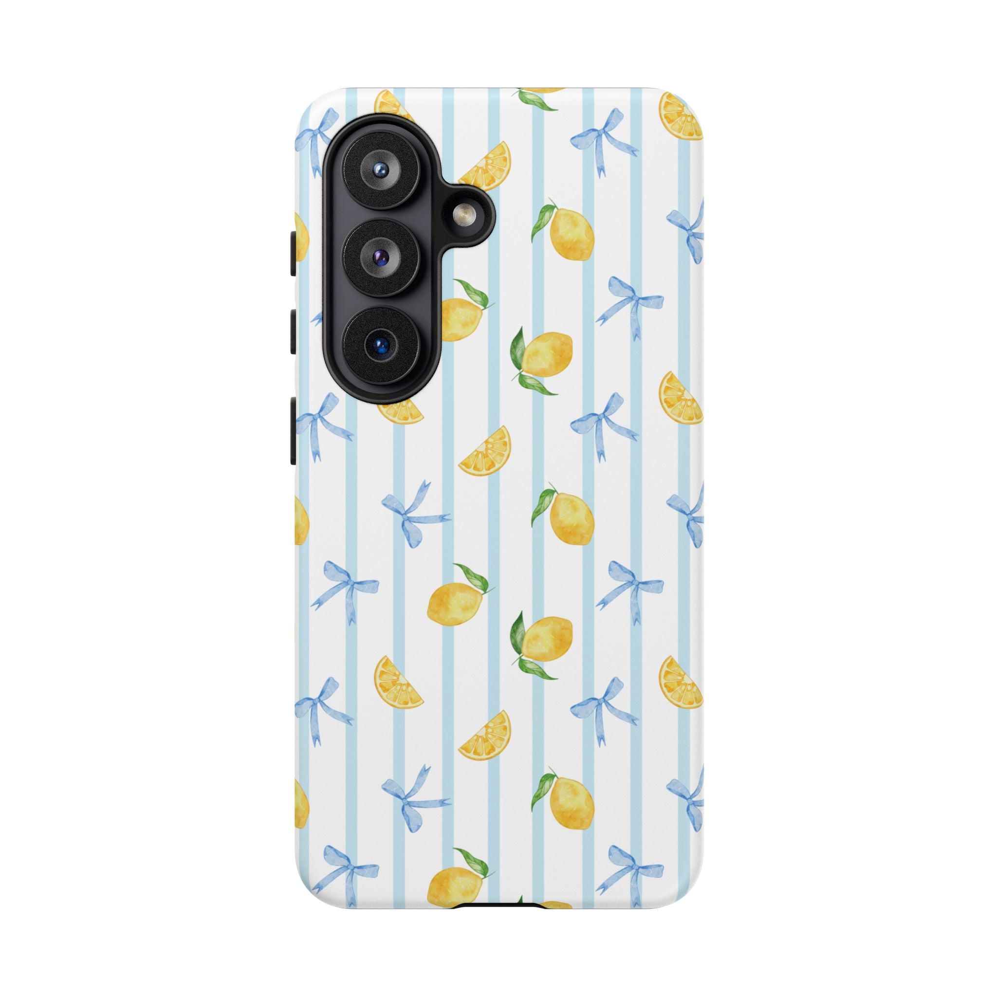 Lemon & Blue Ribbon Phone Case