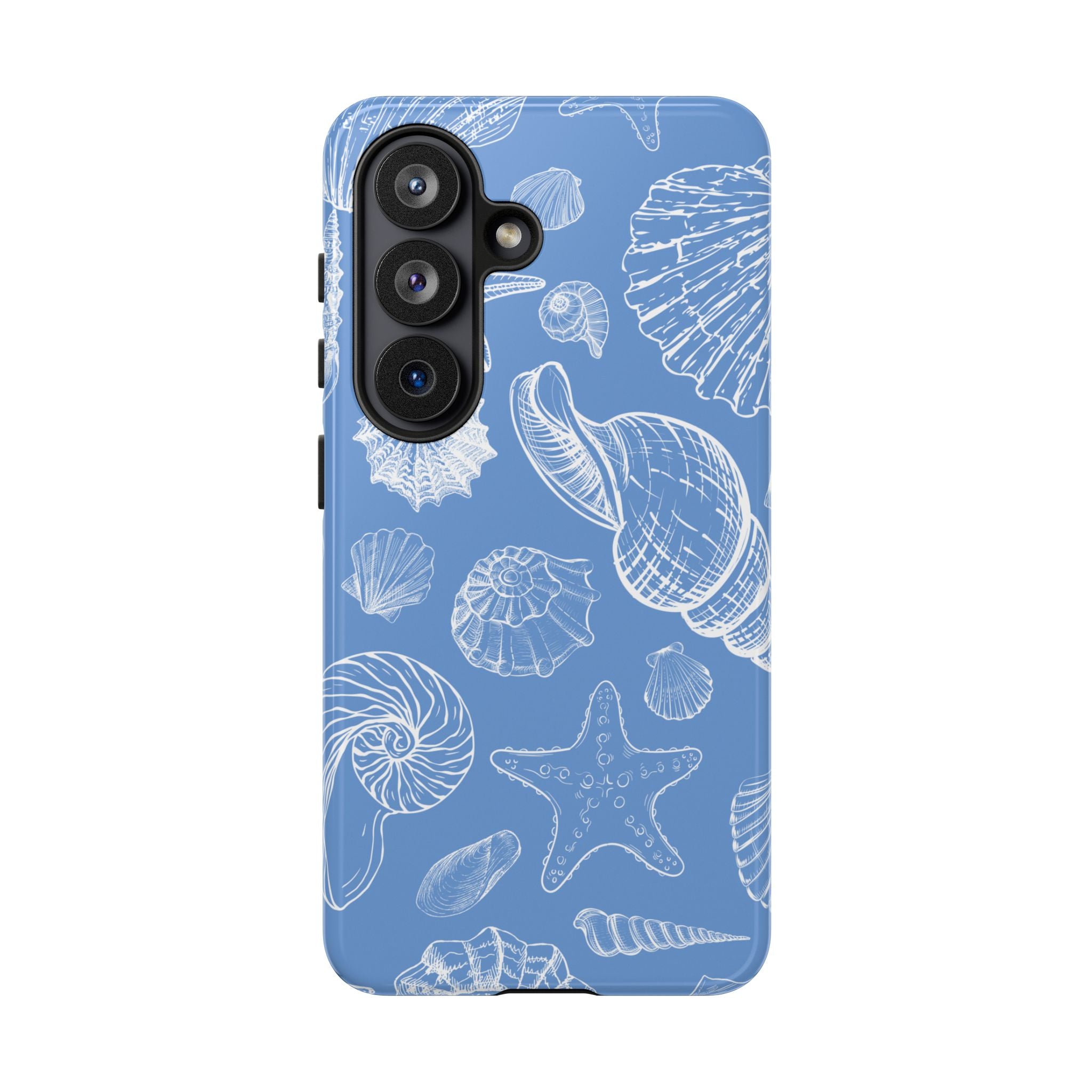 Blue Coastal Shell Phone Case
