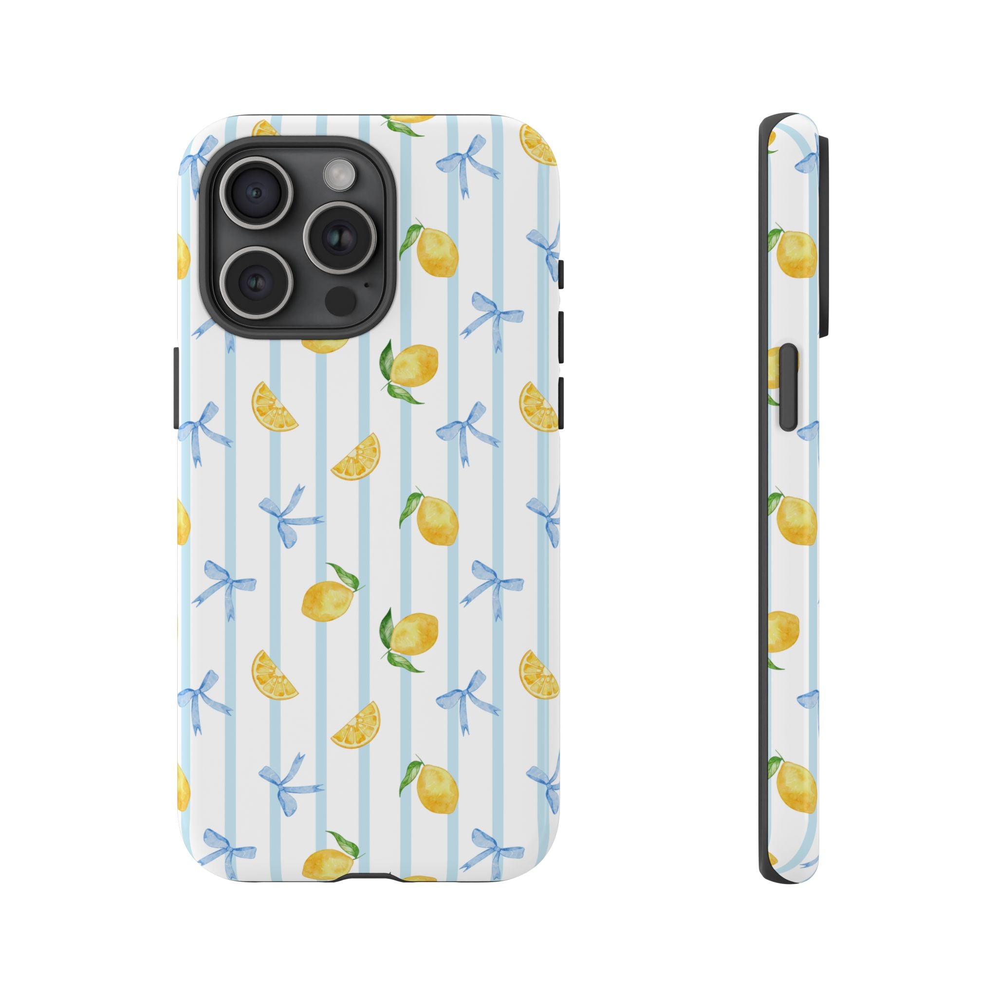 Lemon Stripe Phone Case
