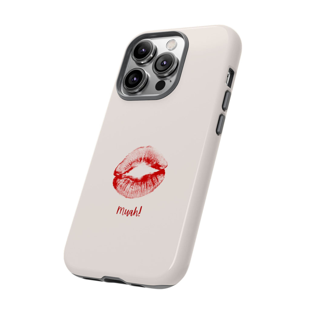 Red Lip Print Phone Case