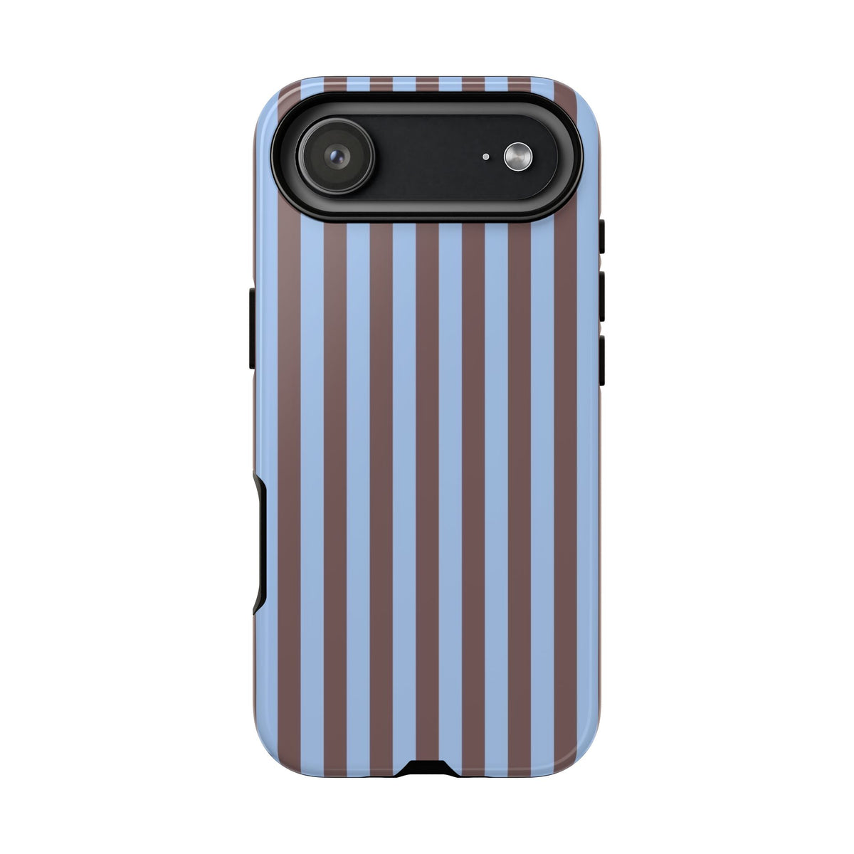 Blue & Brown Stripe Phone Case