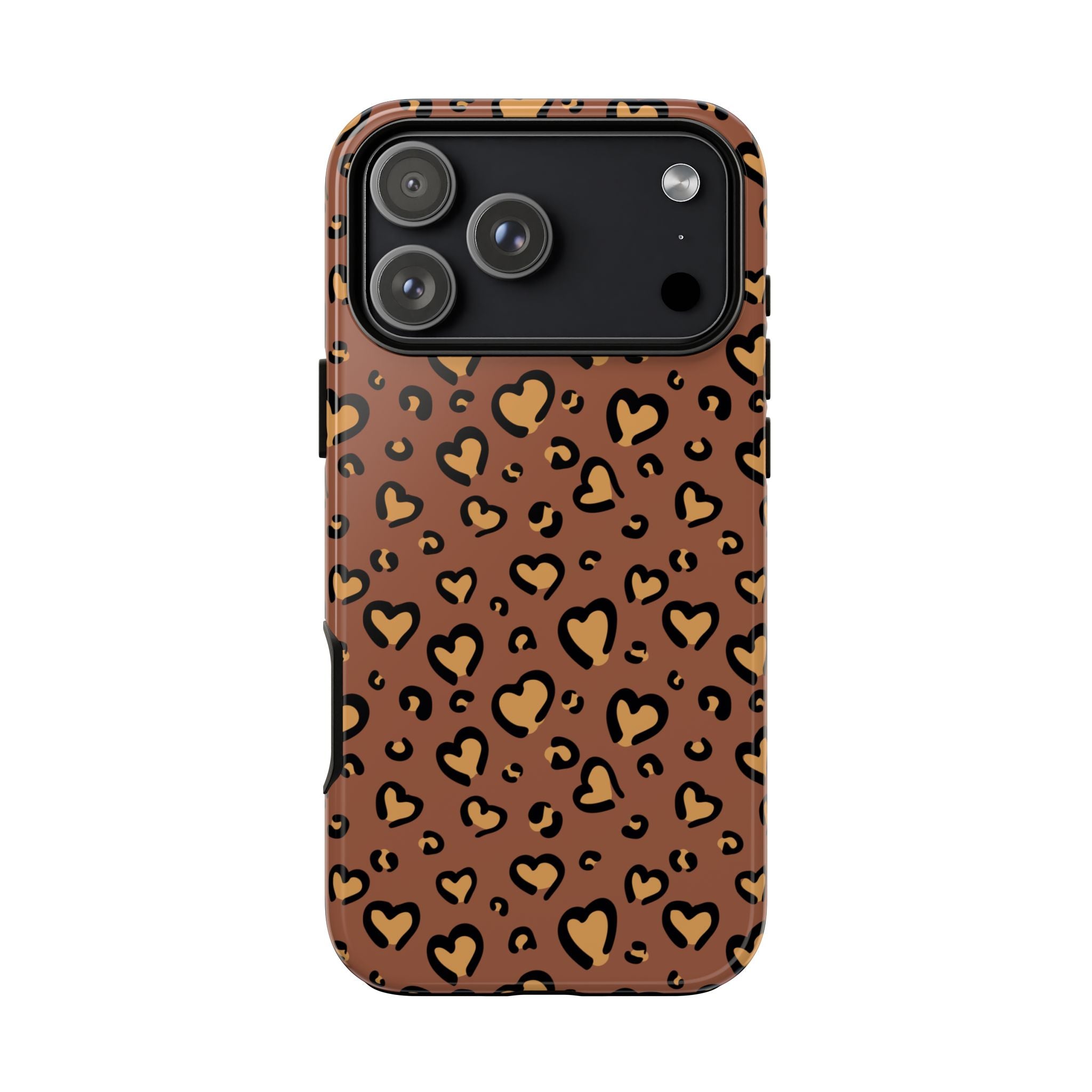 Leopard Heart Phone Case