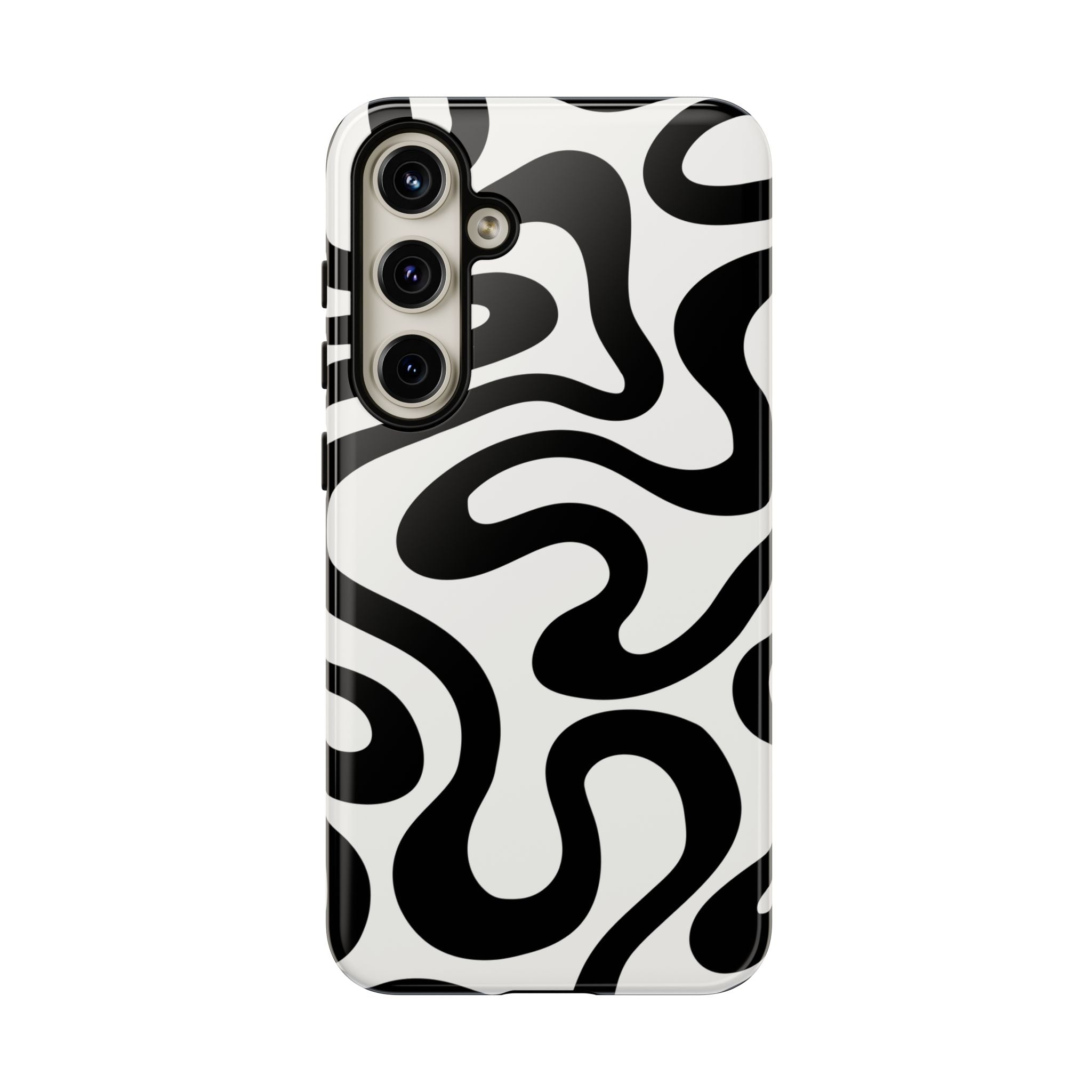 Black & White Swirl Phone Case