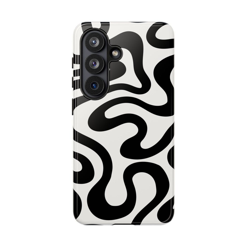 Black & White Swirl Phone Case