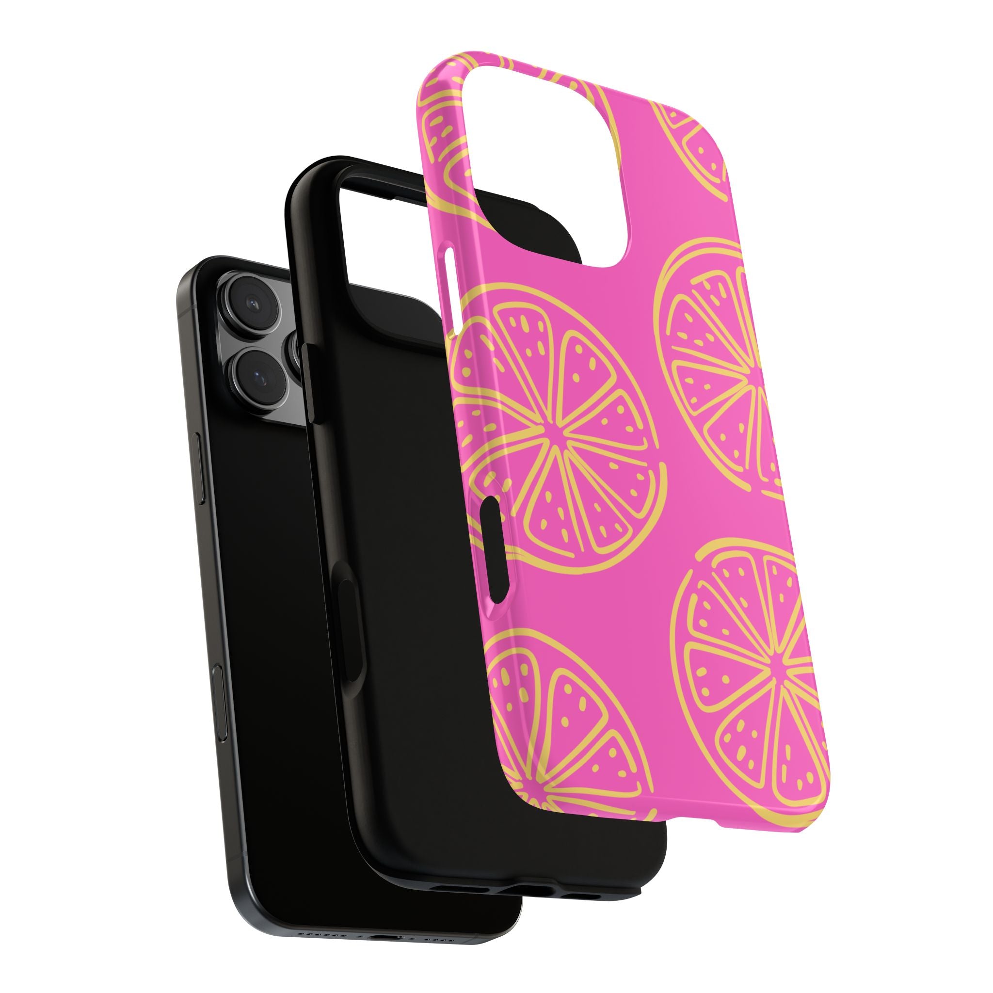 Pink Citrus Slices Phone Case
