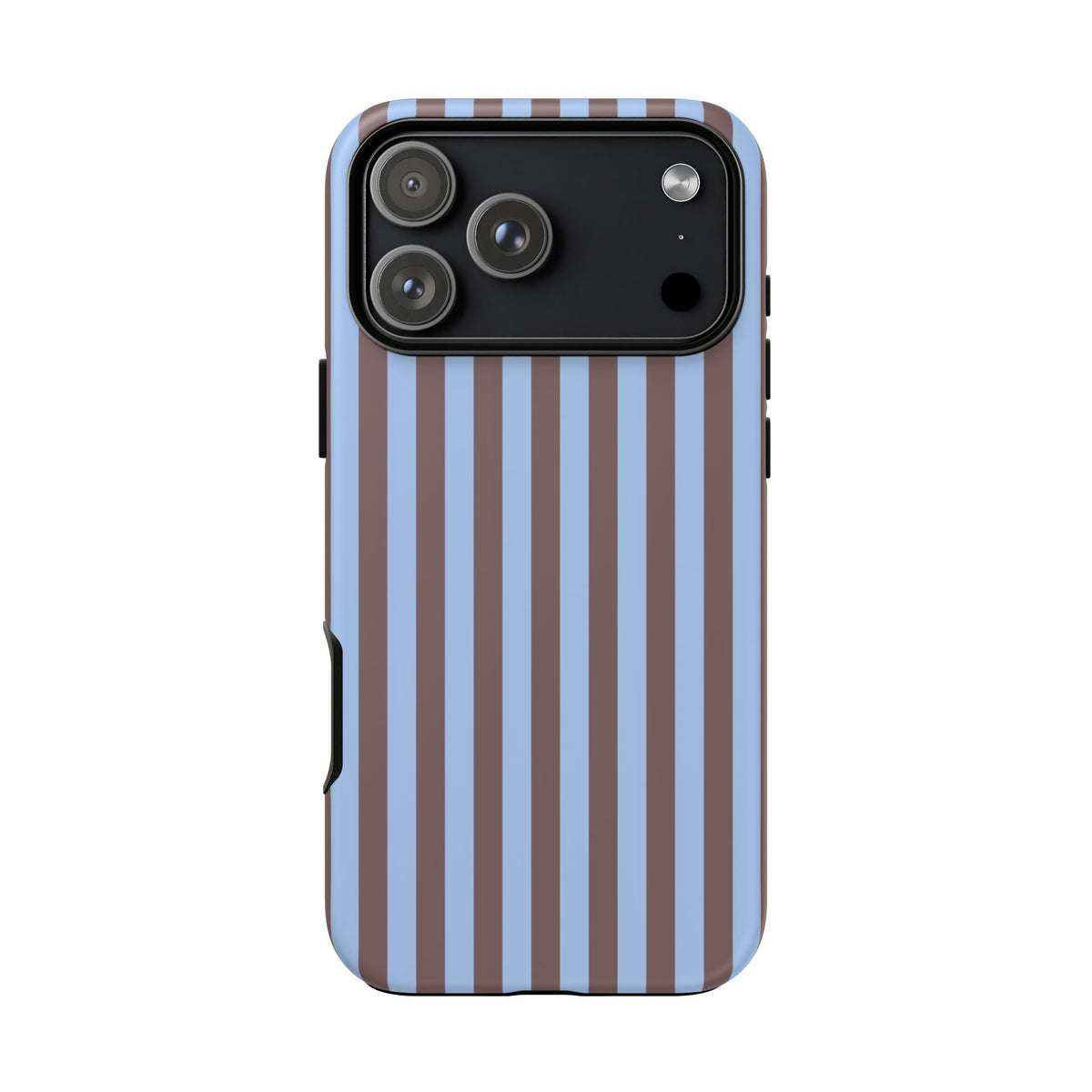 Blue & Brown Stripe Phone Case