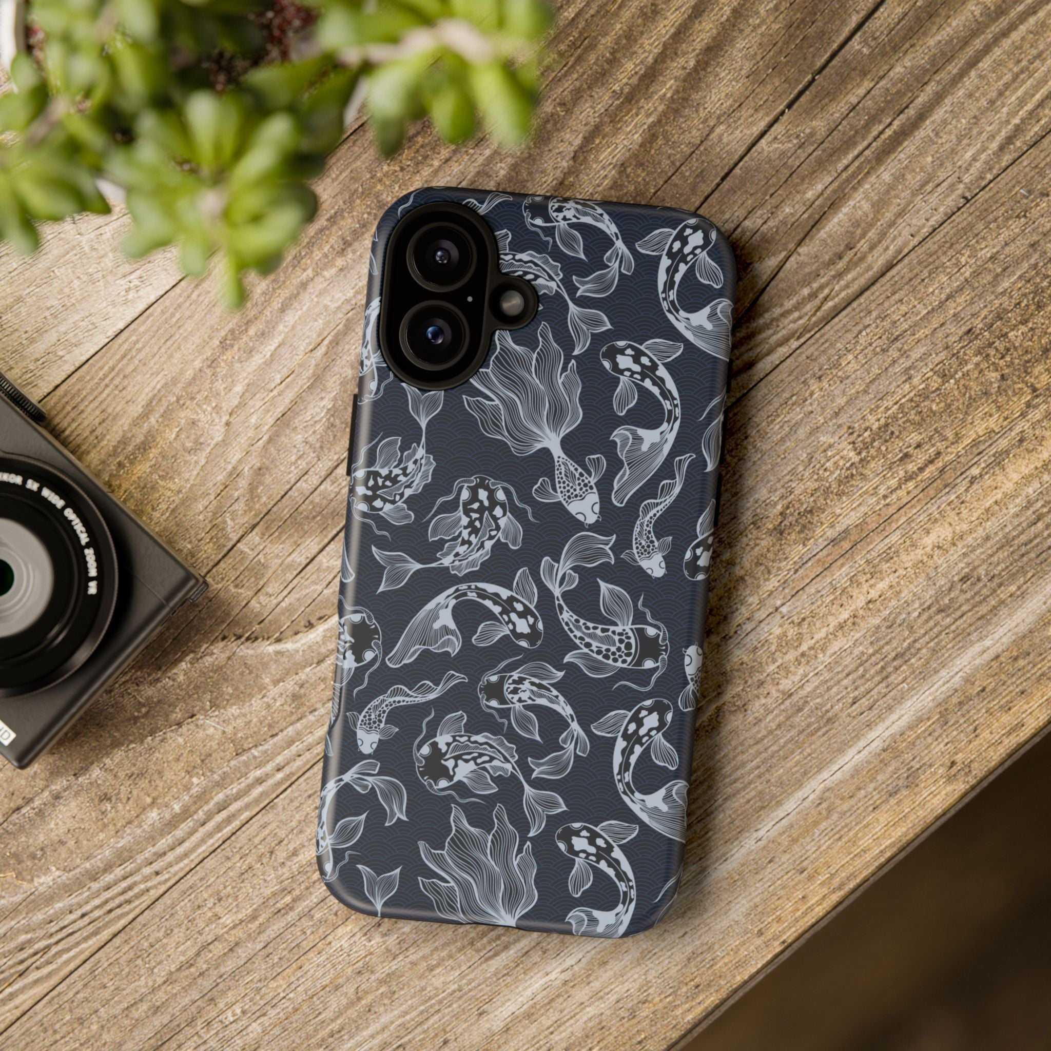 Moonlit Koi Phone Case