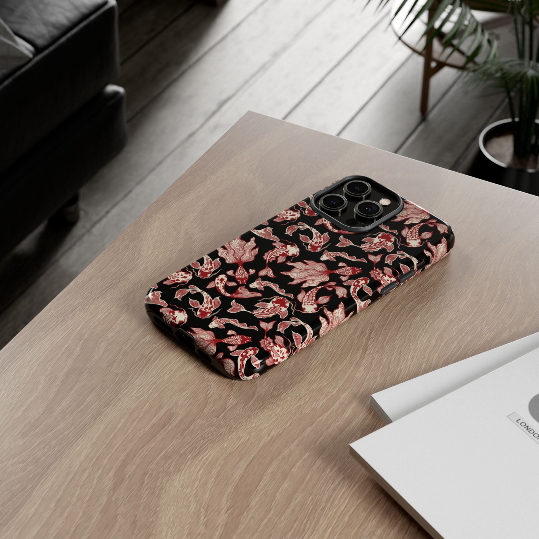 Crimson Koi Phone Case