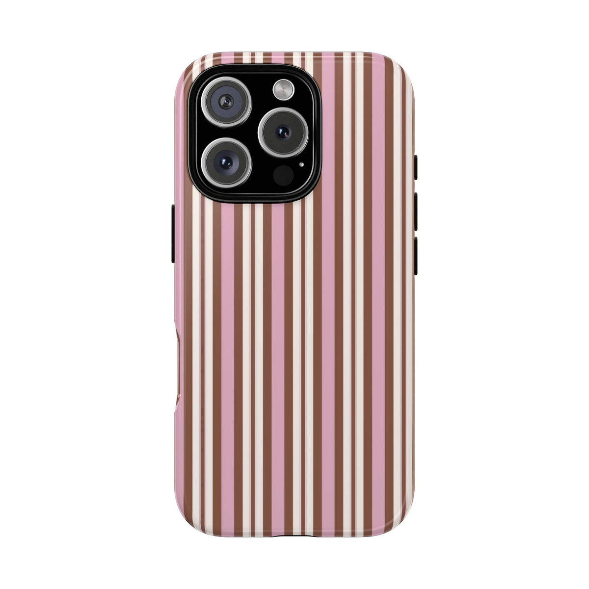 Striped Pink Tough Phone Case