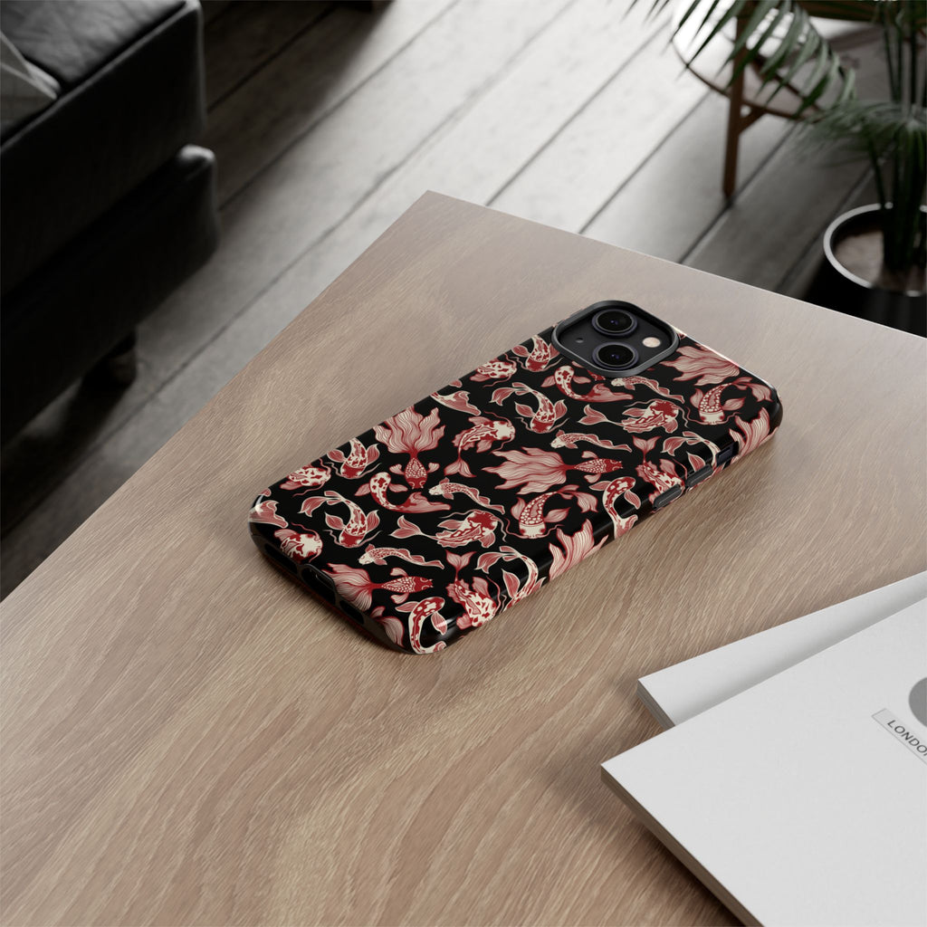 Crimson Koi Phone Case