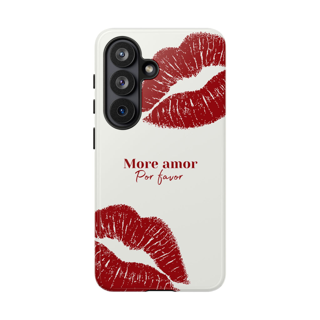 More Amor Por Favor Red Lip Print Phone Case