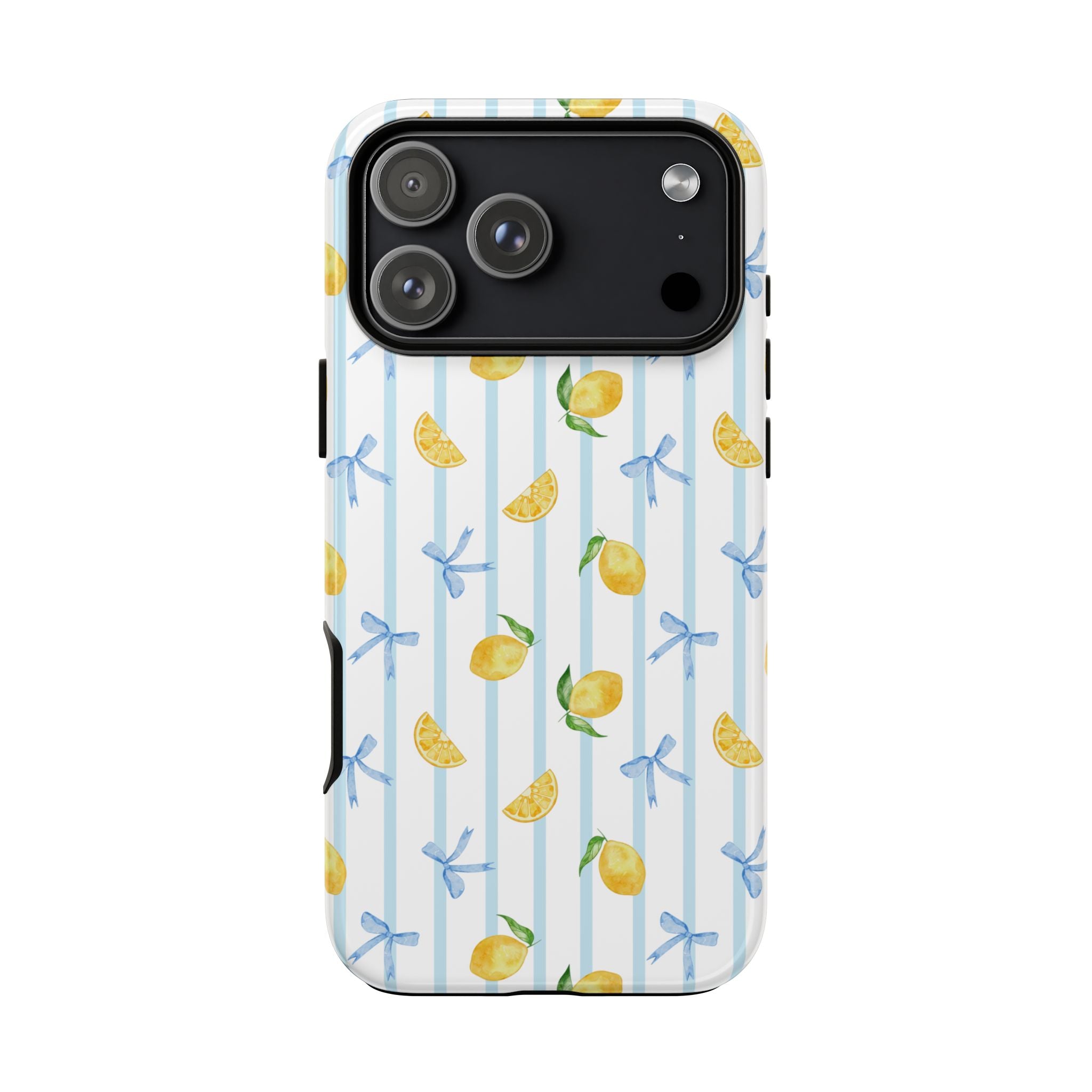 Lemon Stripes Phone Case