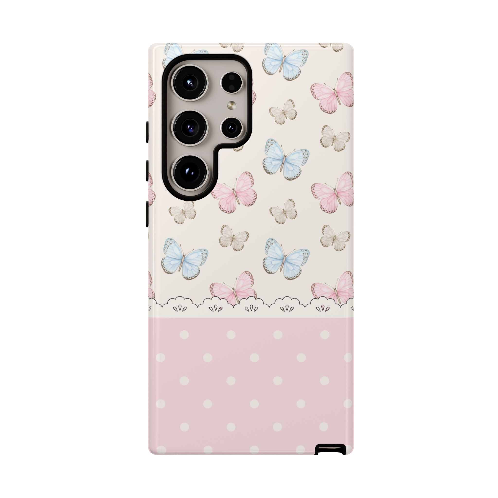 Butterfly Polka Dot Phone Case
