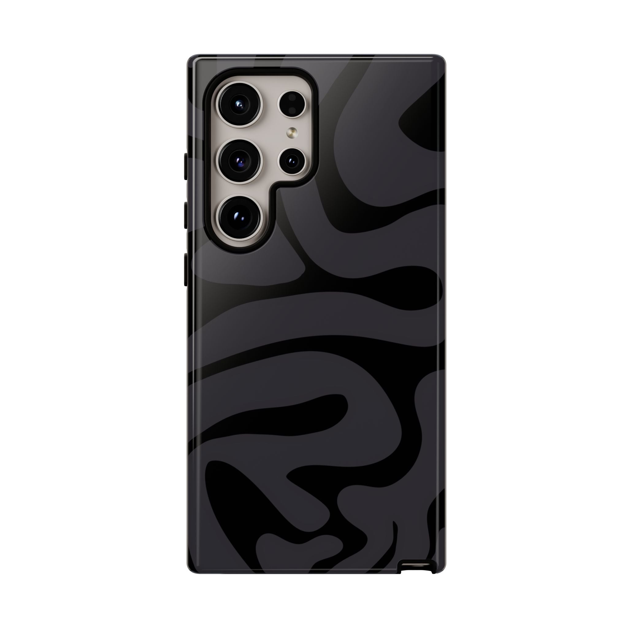 Black swirl Phone Case