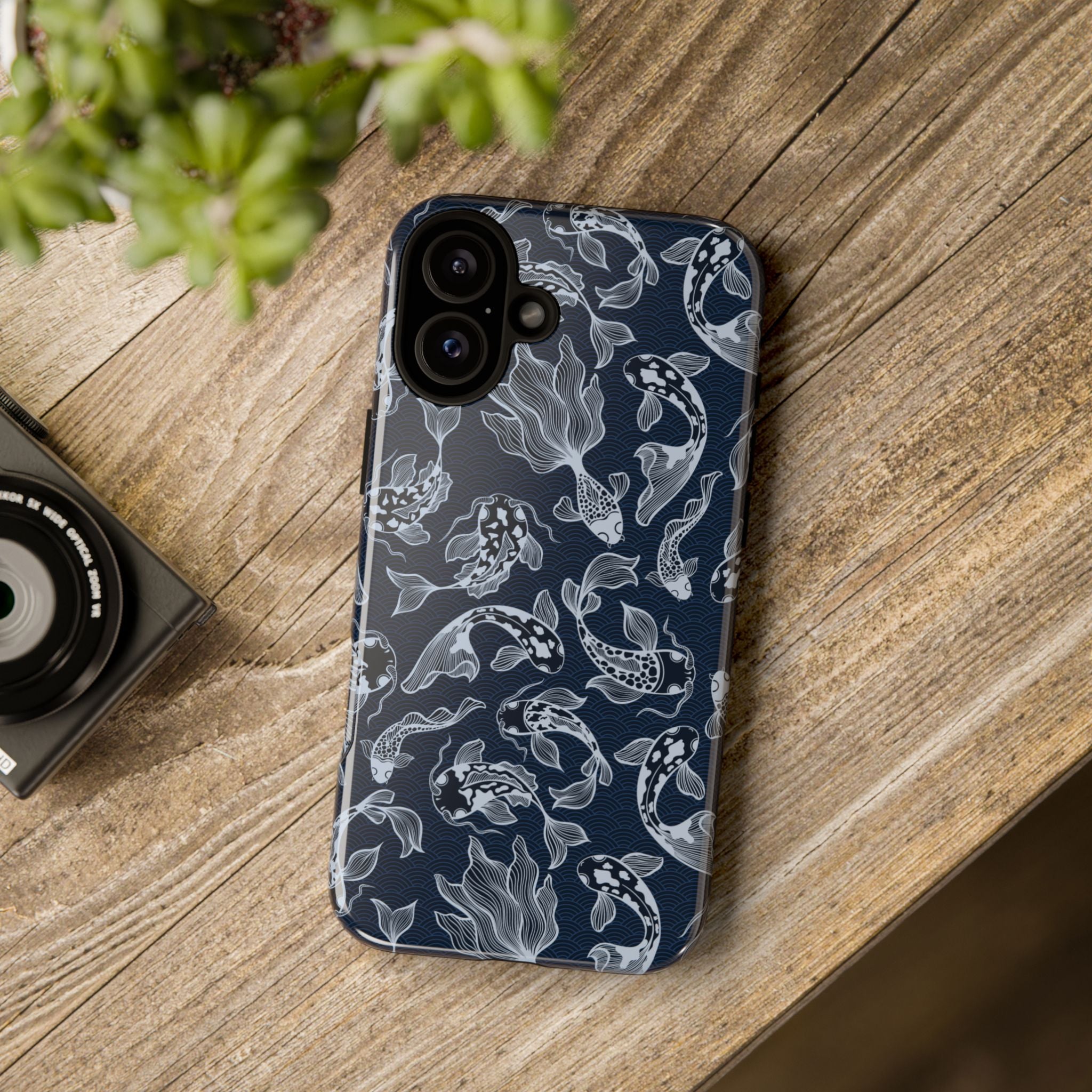 Moonlit Koi Phone Case