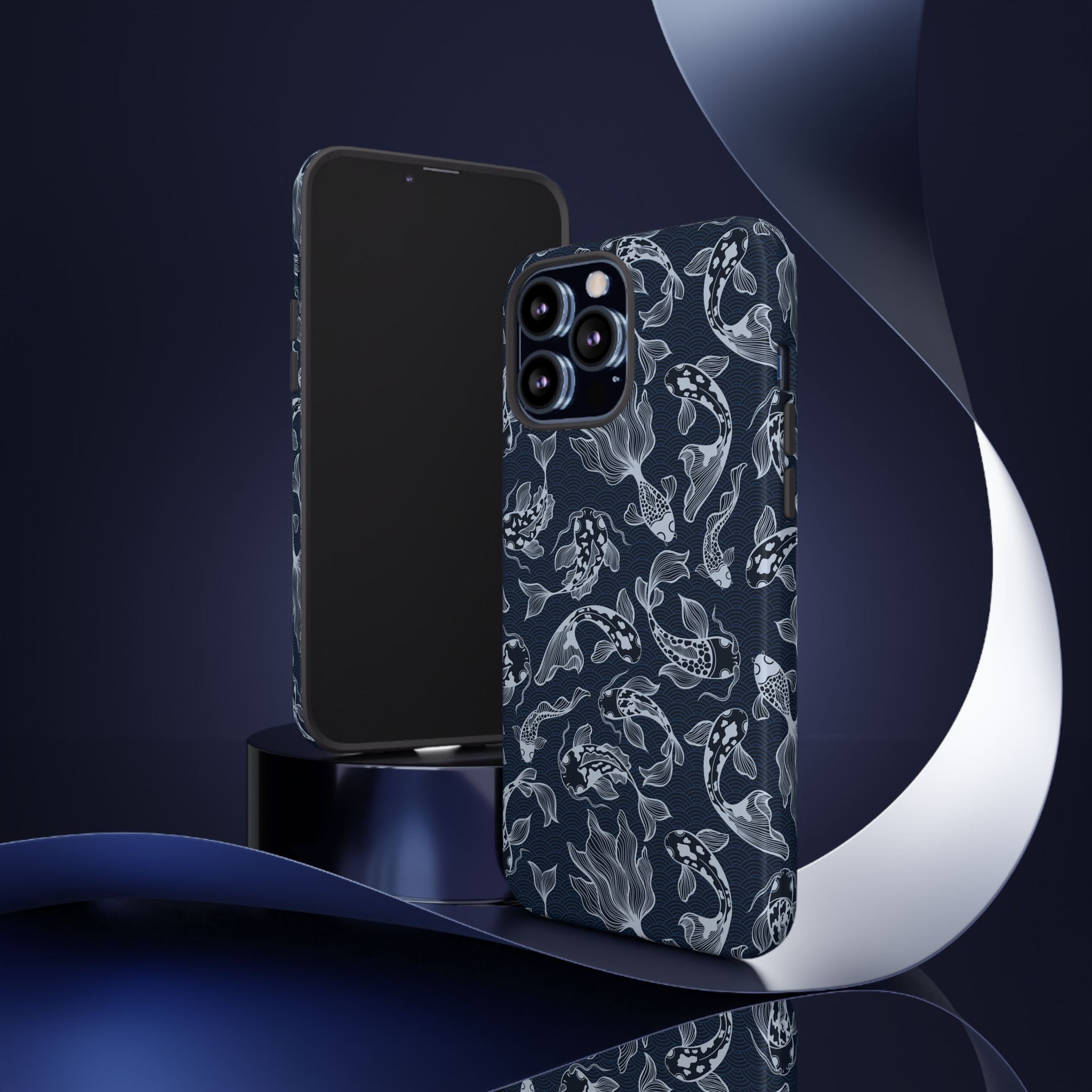 Moonlit Koi Phone Case