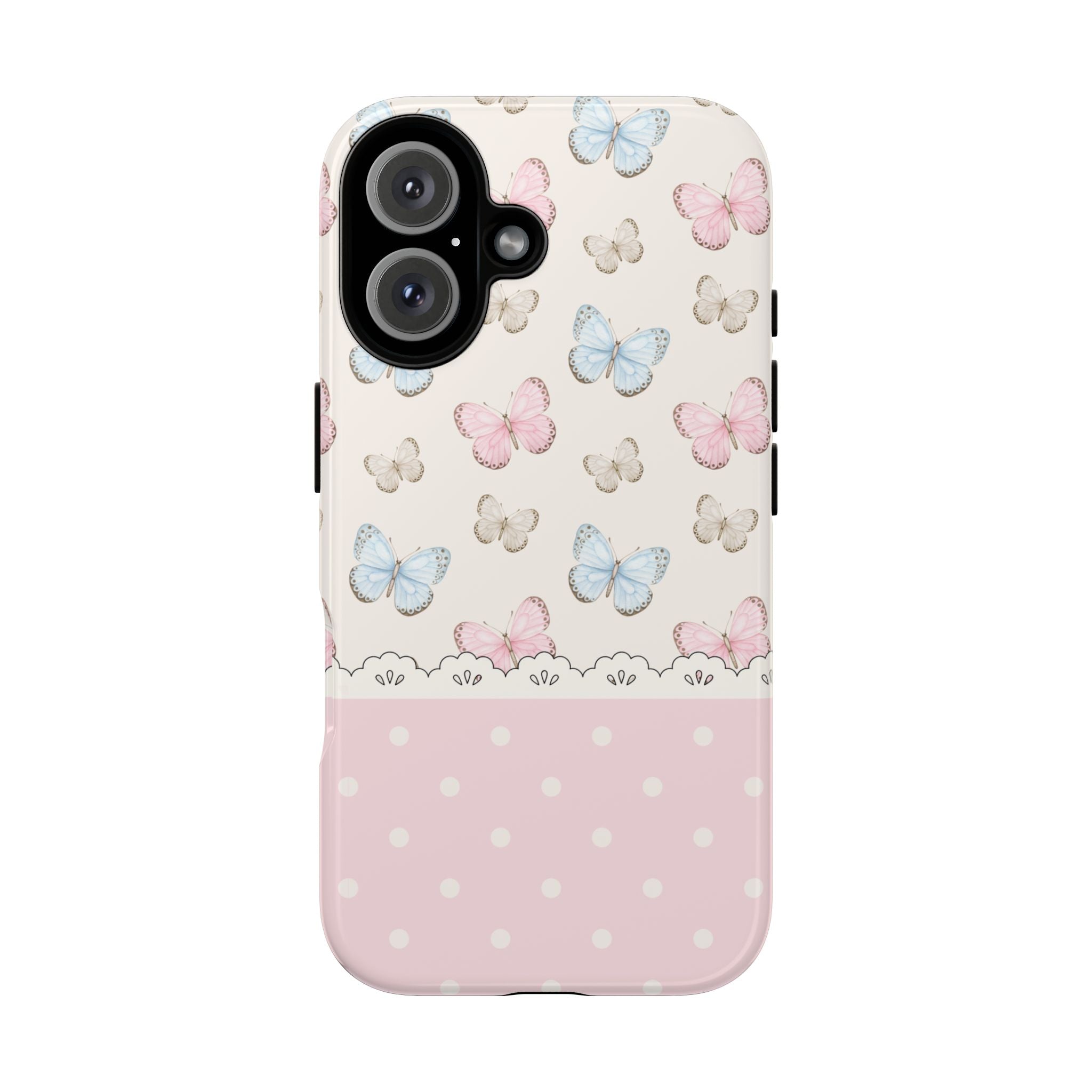 Butterfly Polka Phone Case
