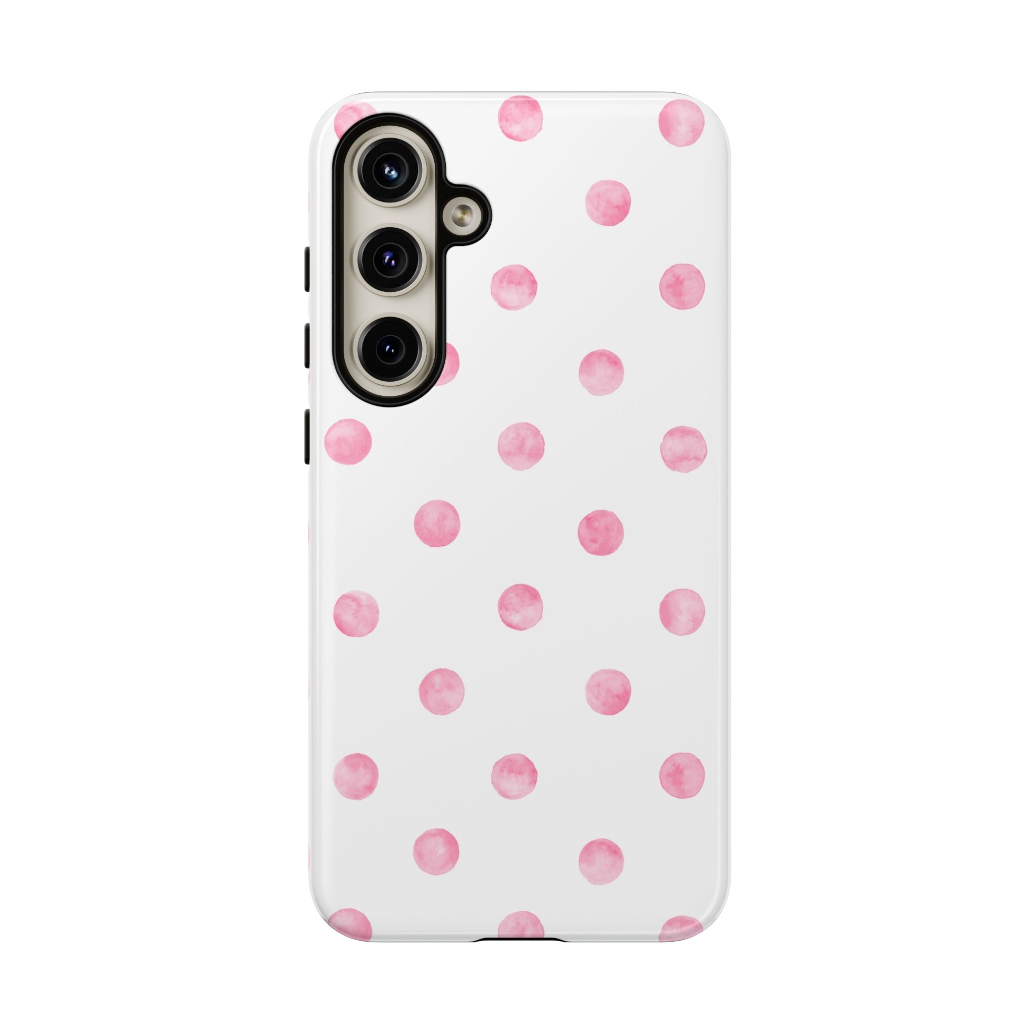 Pink Watercolor Polka Dot Phone Case
