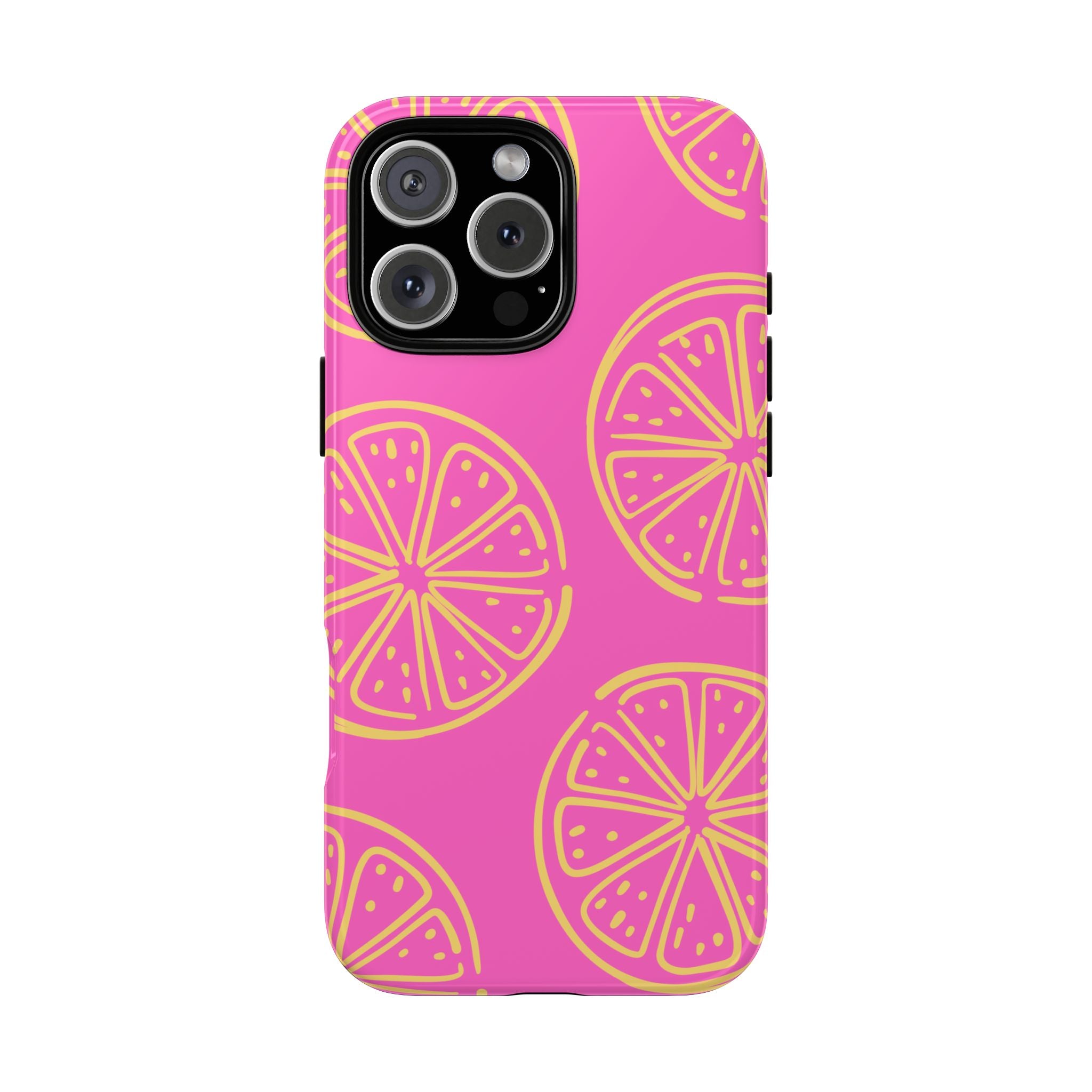 Pink Citrus Slices Phone Case