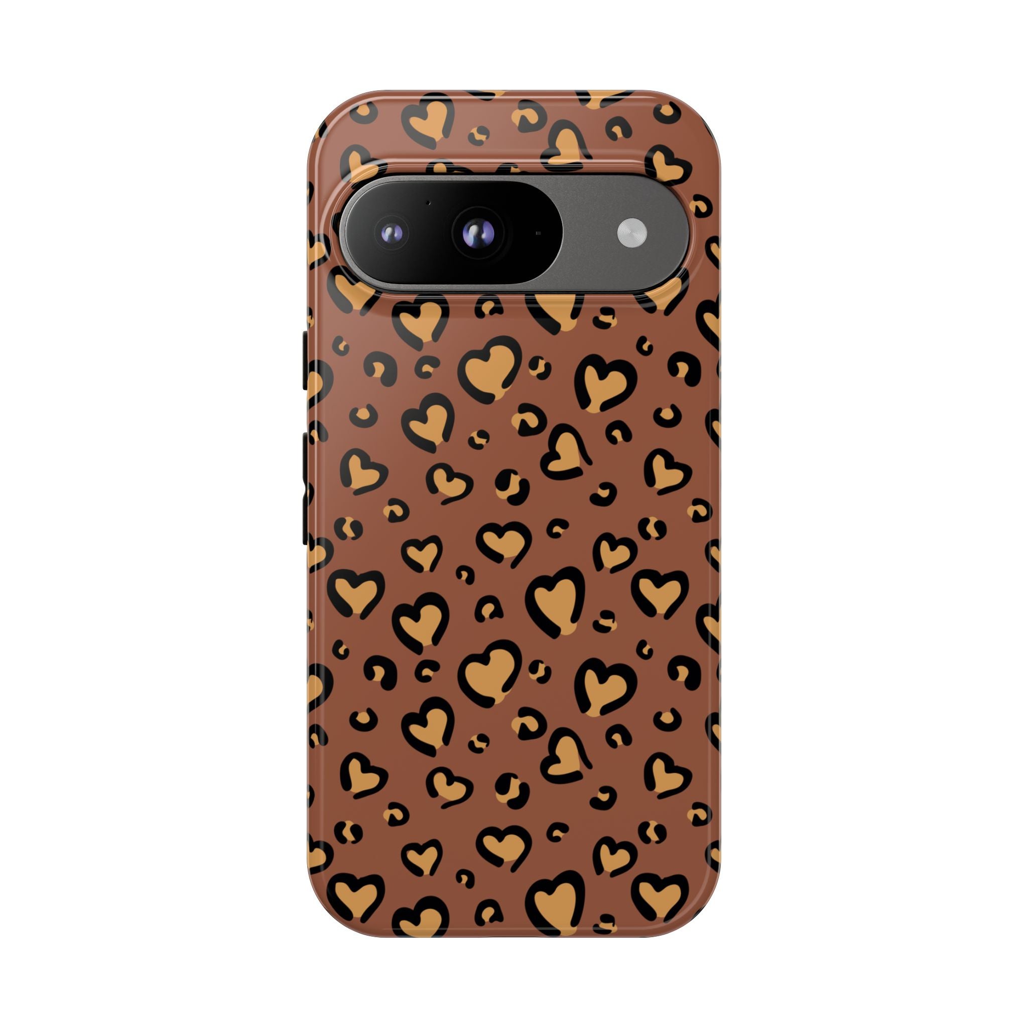 Leopard Heart Phone Case