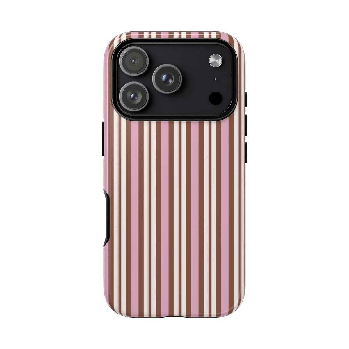 Striped Pink Tough Phone Case