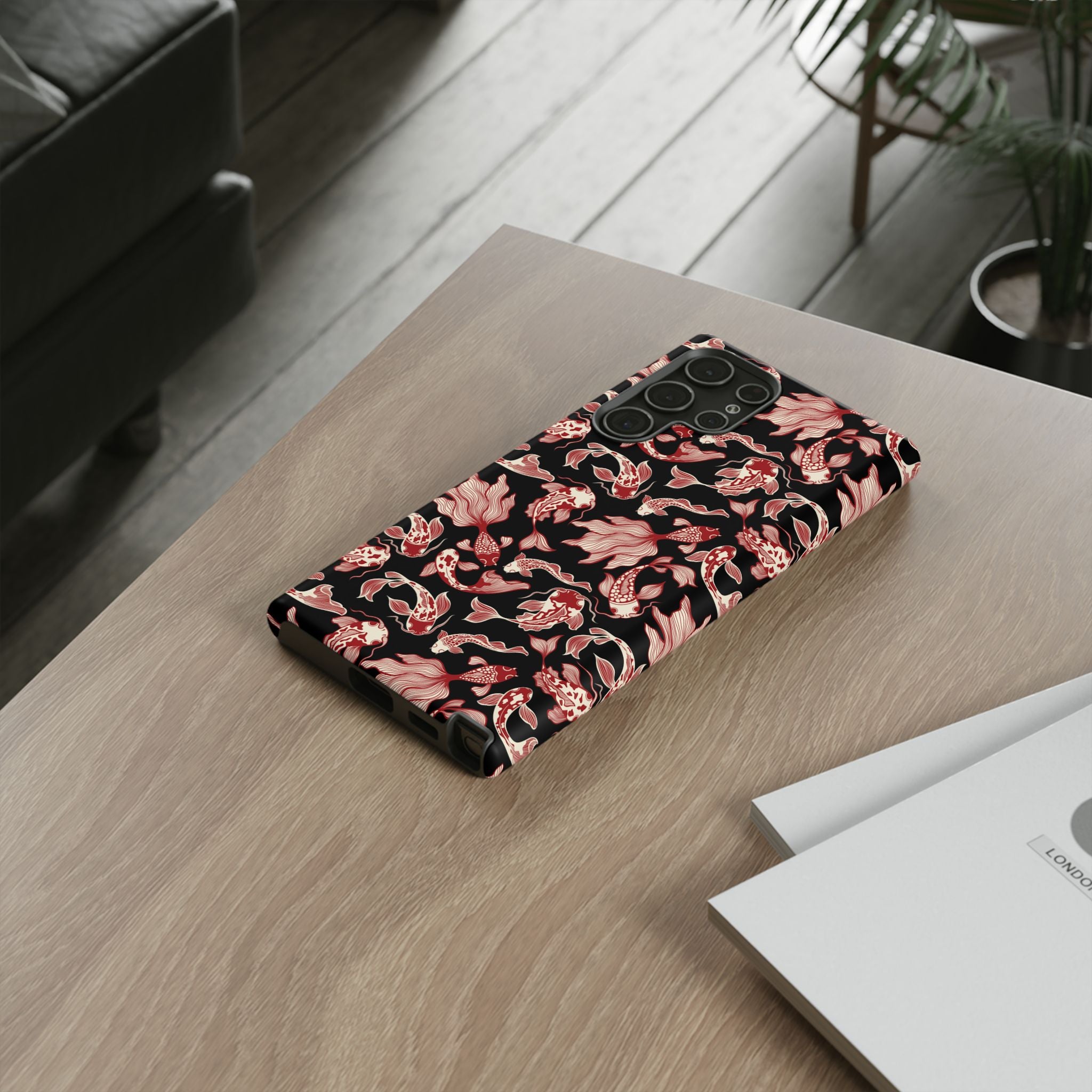 Crimson Koi Phone Case