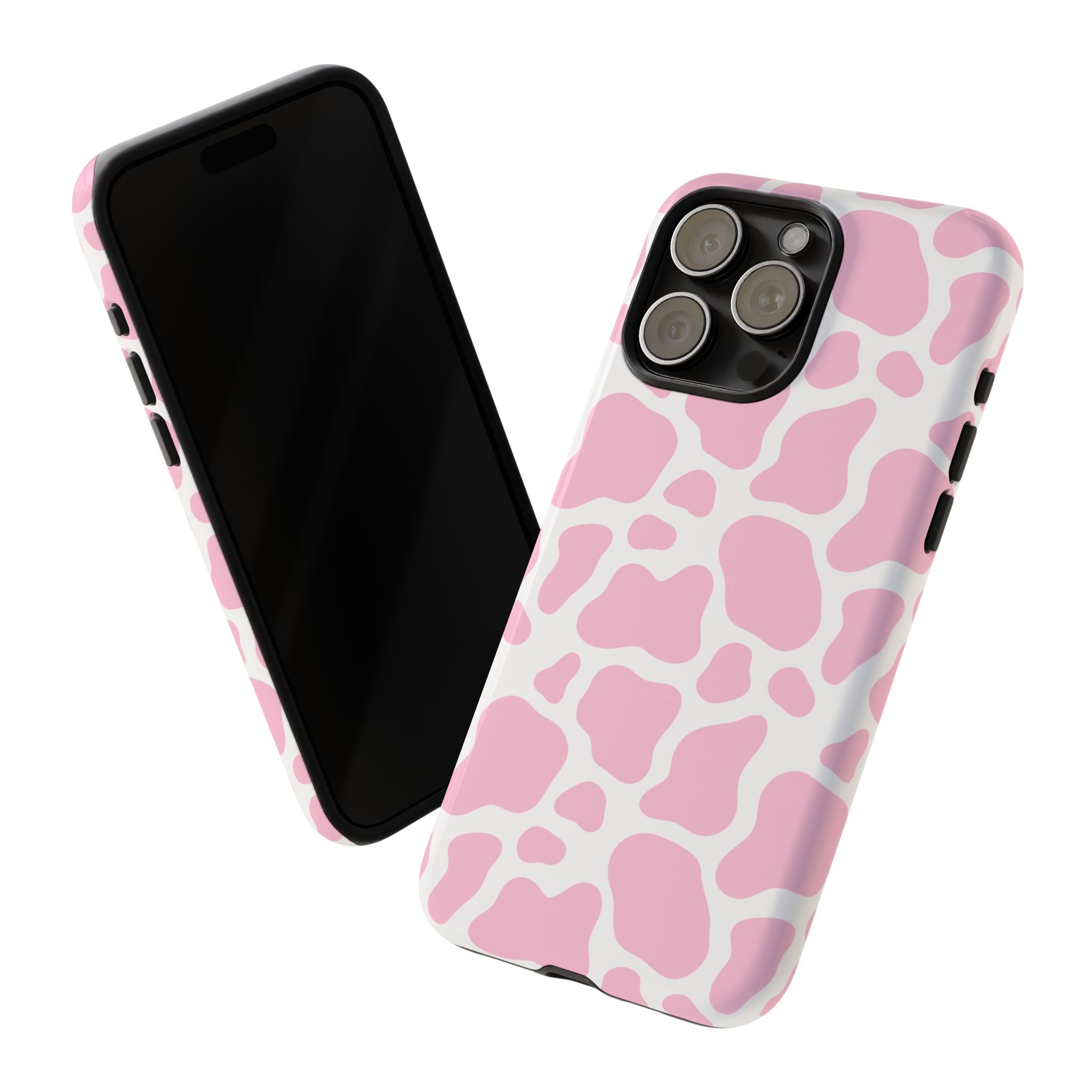 Pink Cow Print Phone Case