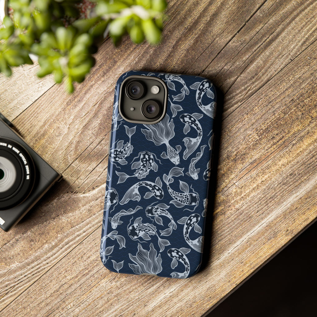 Moonlit Koi Phone Case