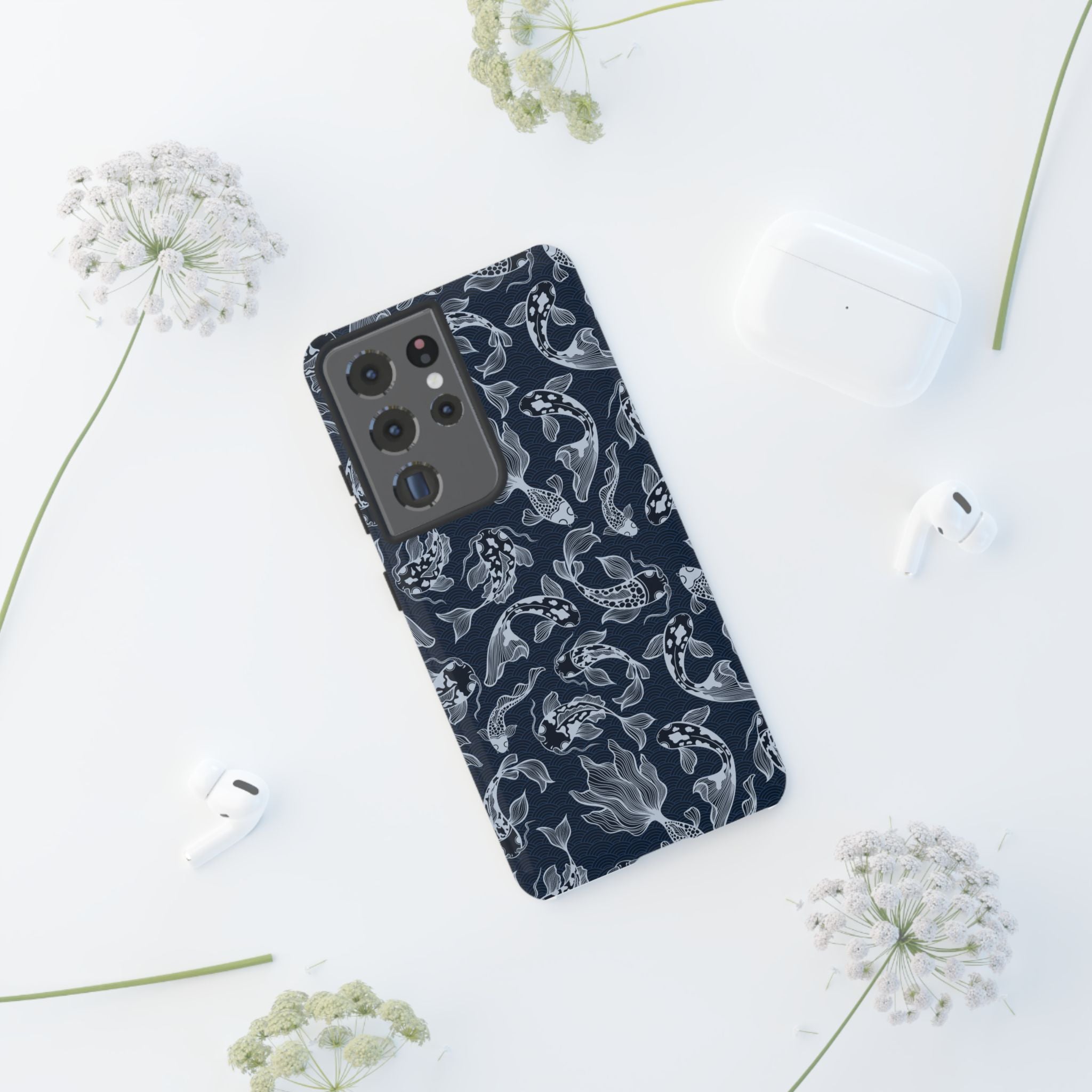 Moonlit Koi Phone Case