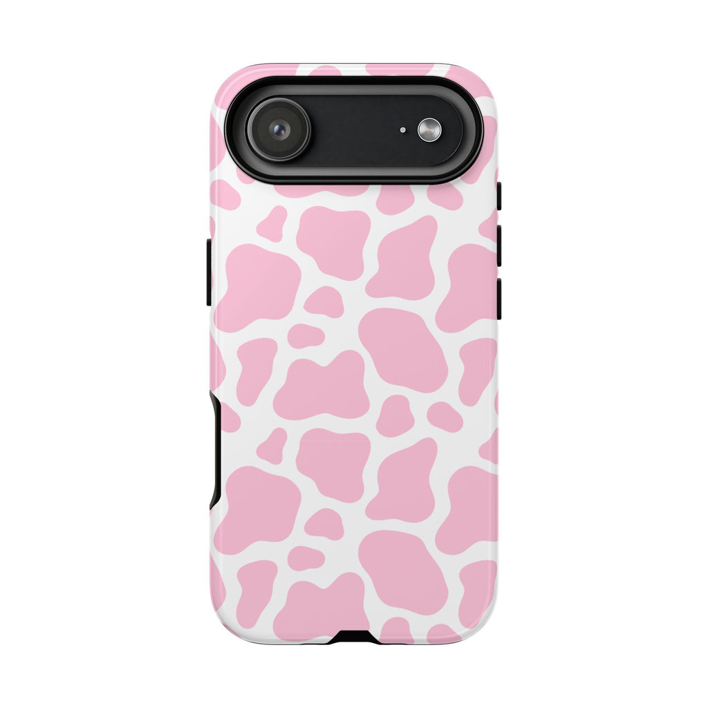 Pink Cow Print Phone Case