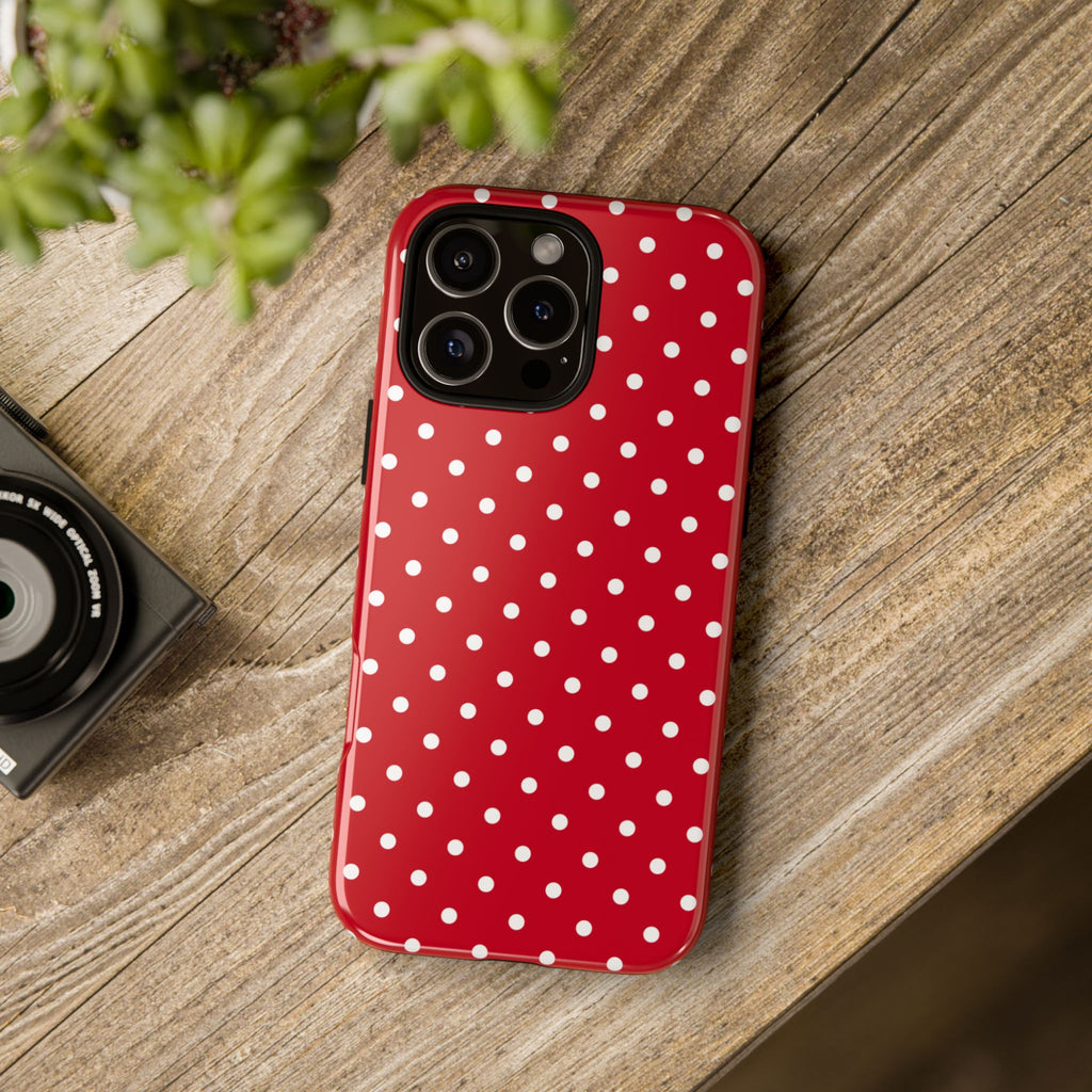 Red Polka Dot Phone Case