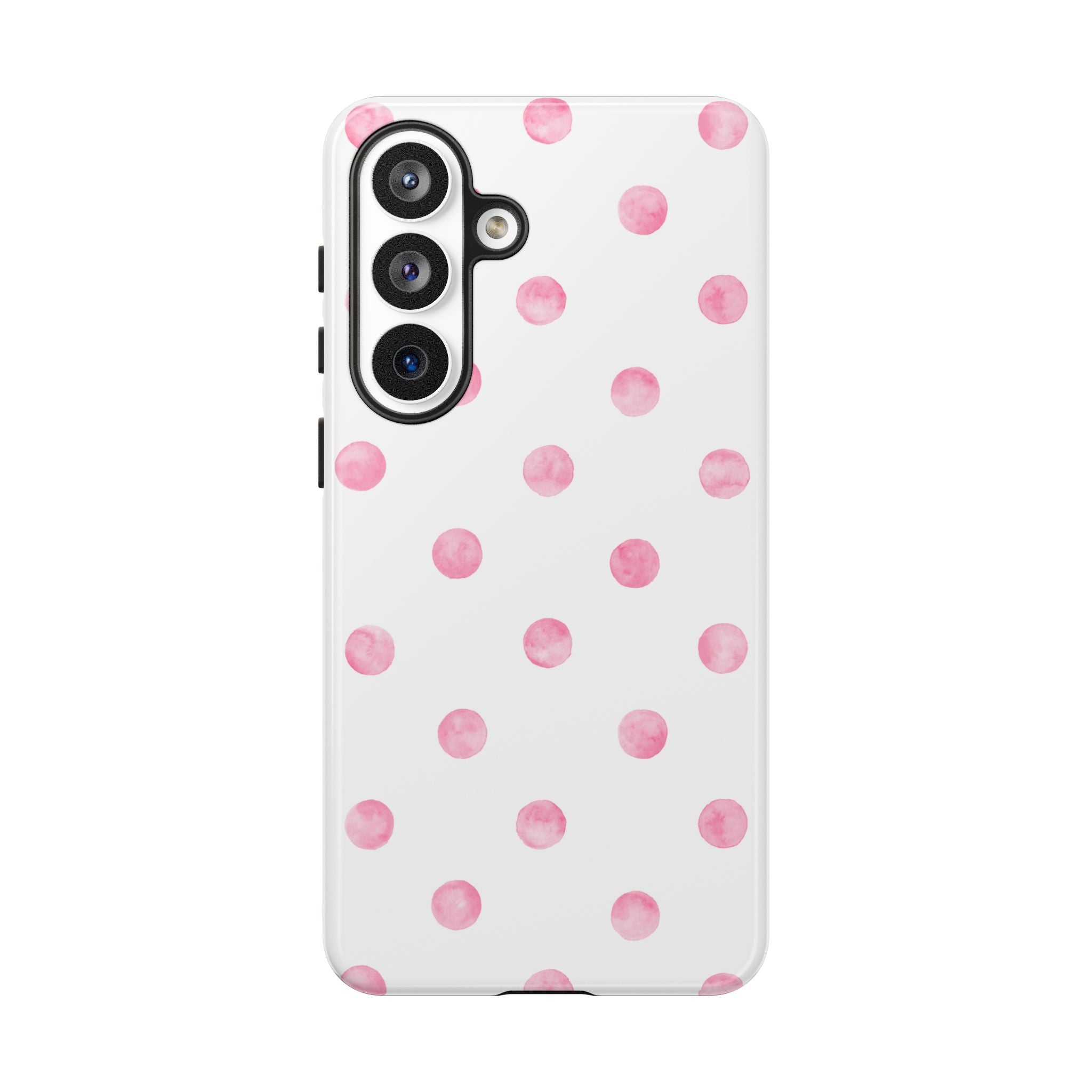 Pink Watercolor Polka Dot Phone Case